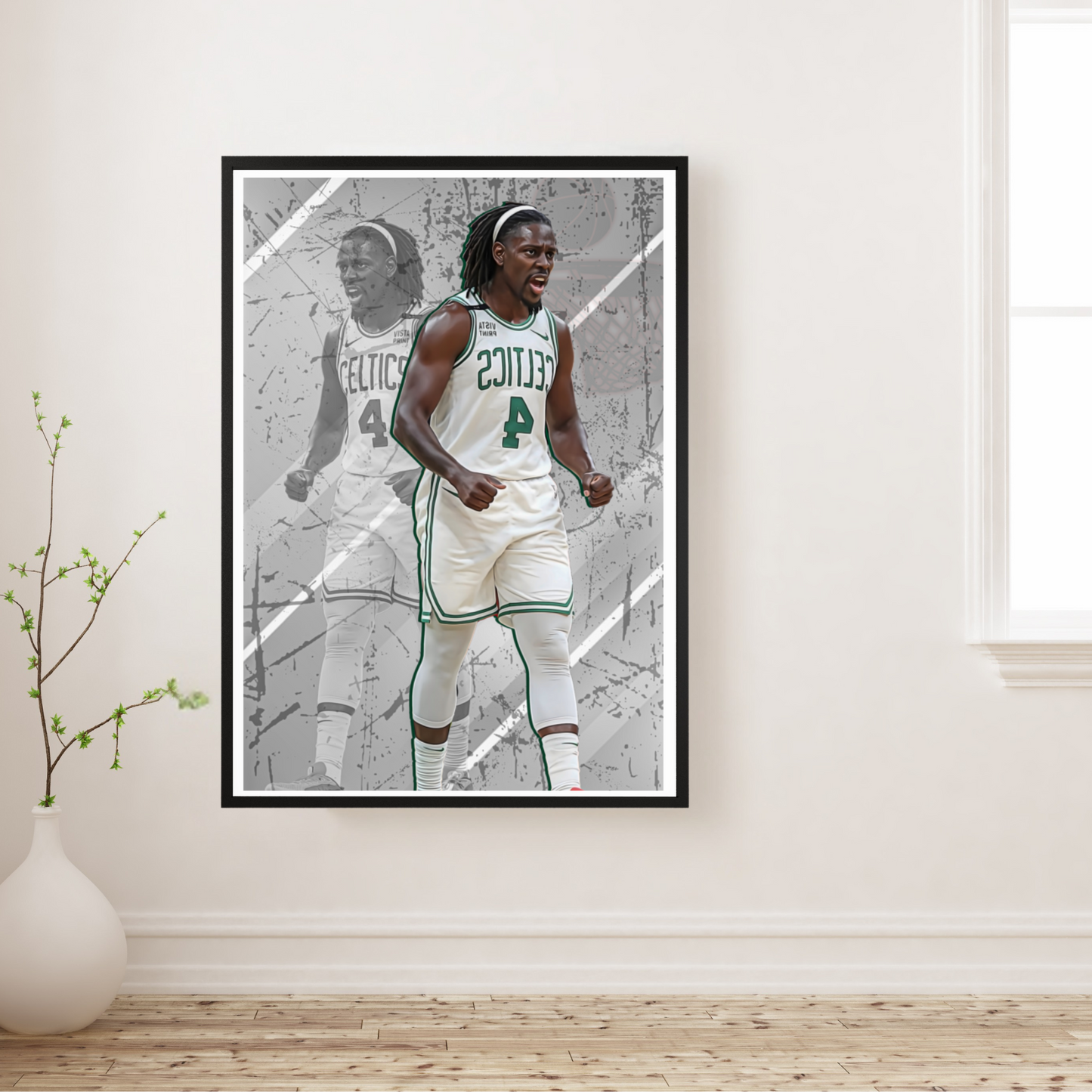 Jrue Holiday Premium Matte Paper Poster, Frames & Hanger