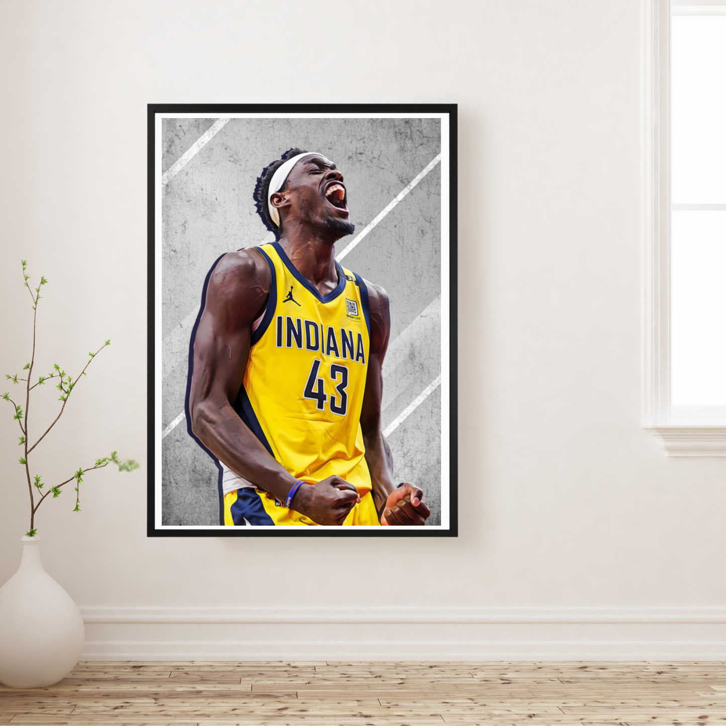 Pascal Siakam Matte Paper Poster, Frames & Hanger