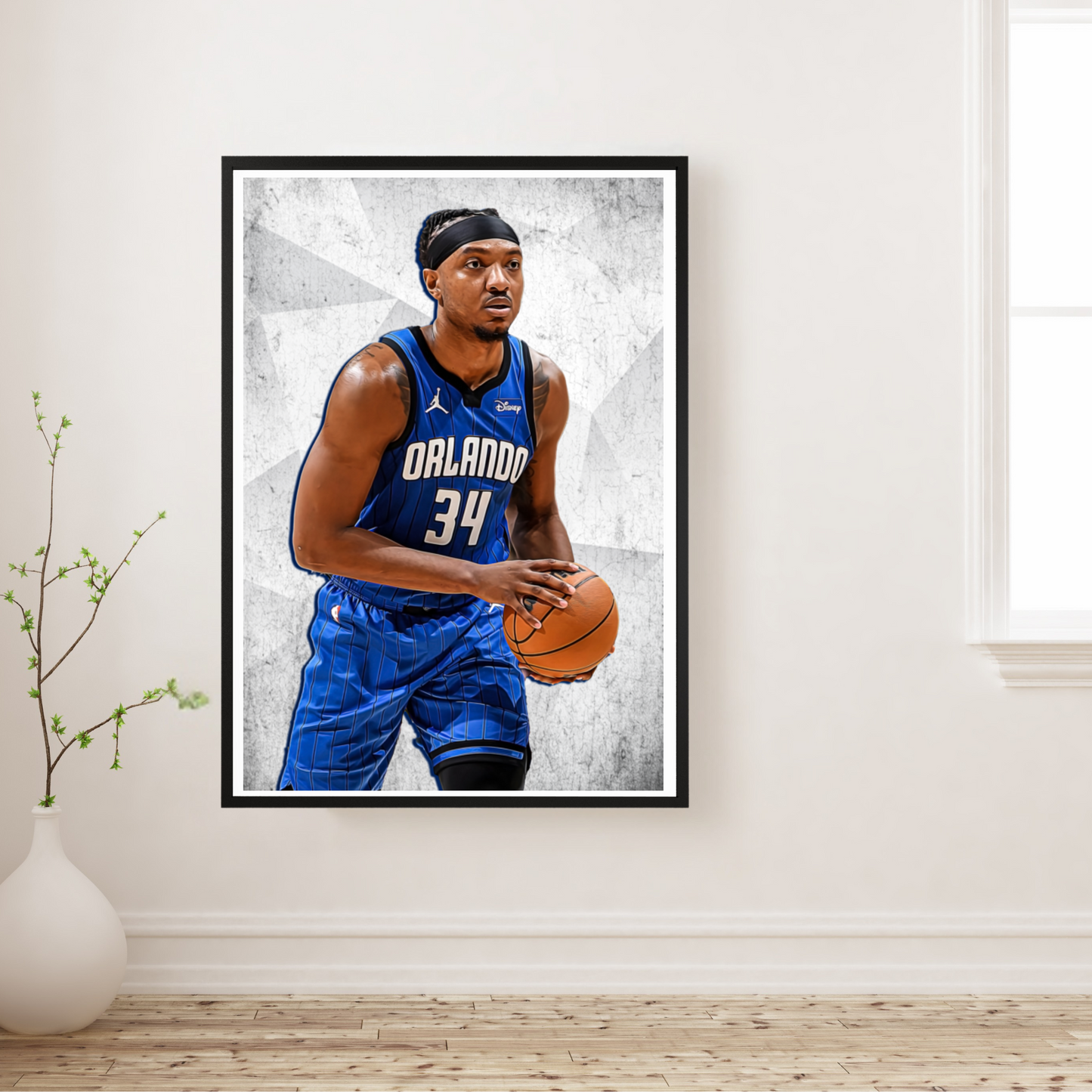 Wendell Carter Jr. Matte Paper Poster, Frames & Hanger