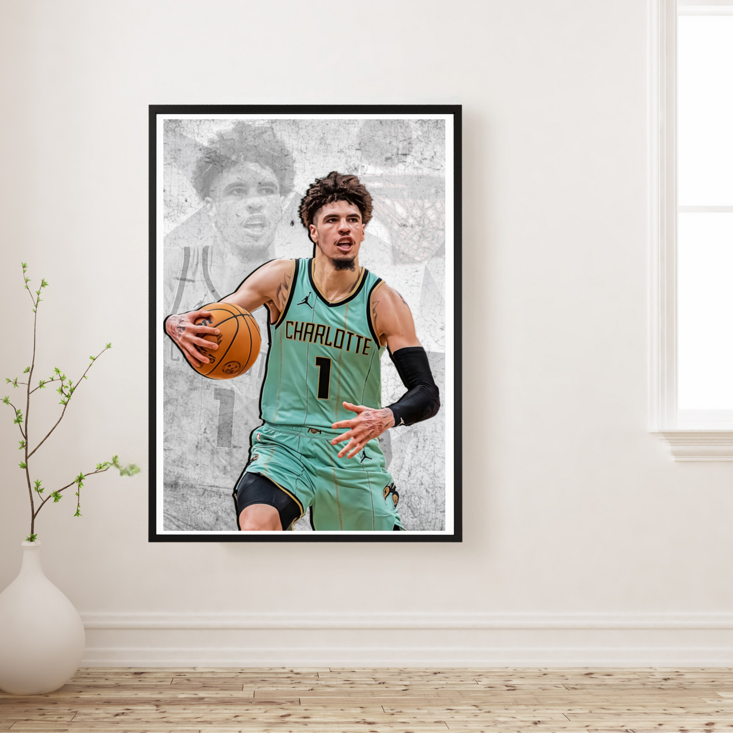 LaMelo Ball Matte Paper Poster, Frames & Hanger