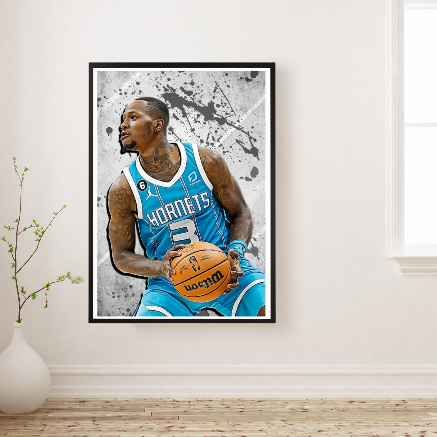 Terry Rozier Matte Paper Poster, Frames & Hanger, NBA Fan Gift