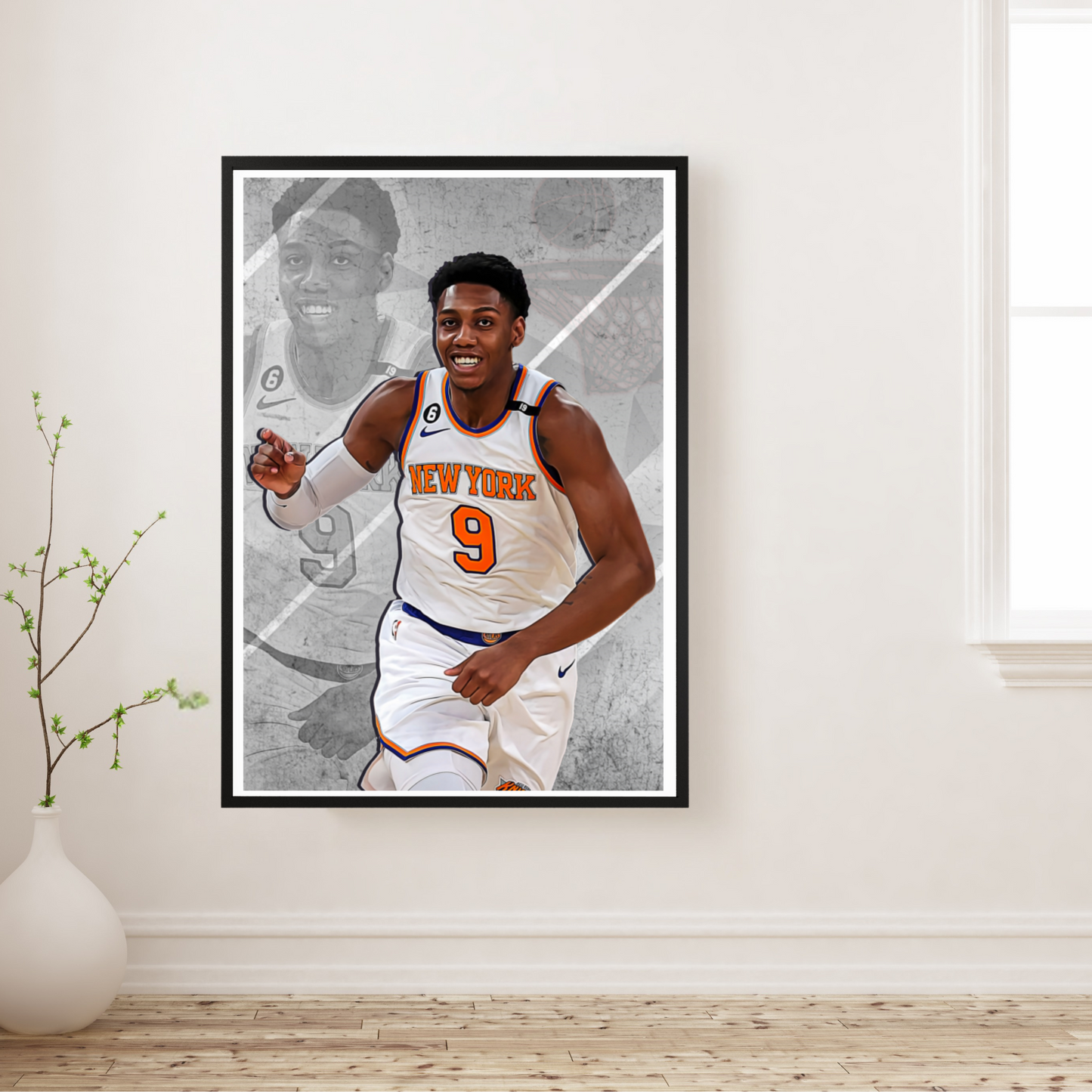 RJ Barrett Matte Paper Poster, Frames & Hanger