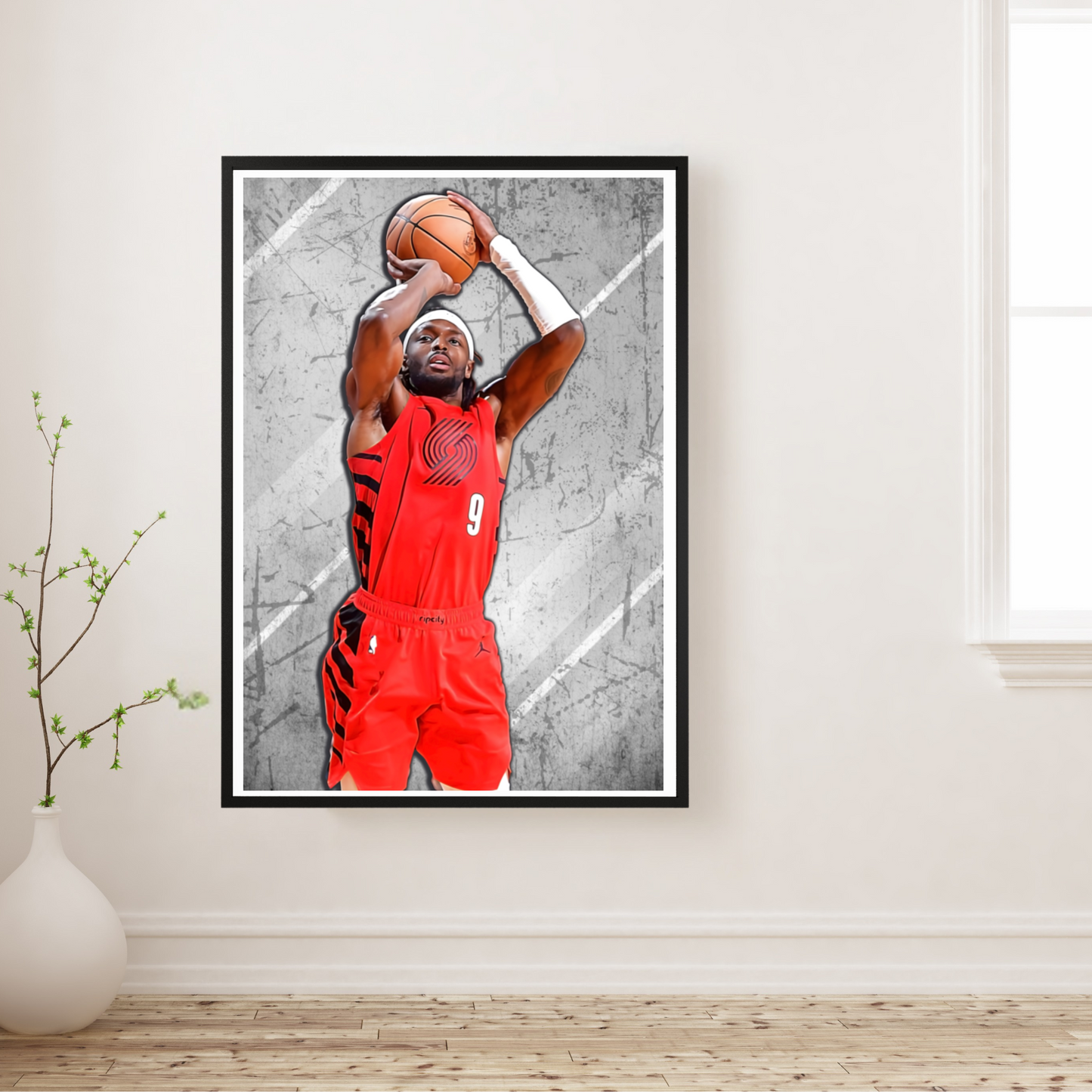 Jerami Grant Matte Paper Poster, Frames & Hanger