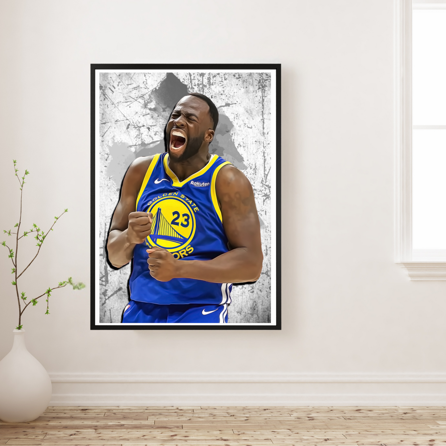 Draymond Green Matte Paper Poster, Frames & Hanger, NBA Fan Gift
