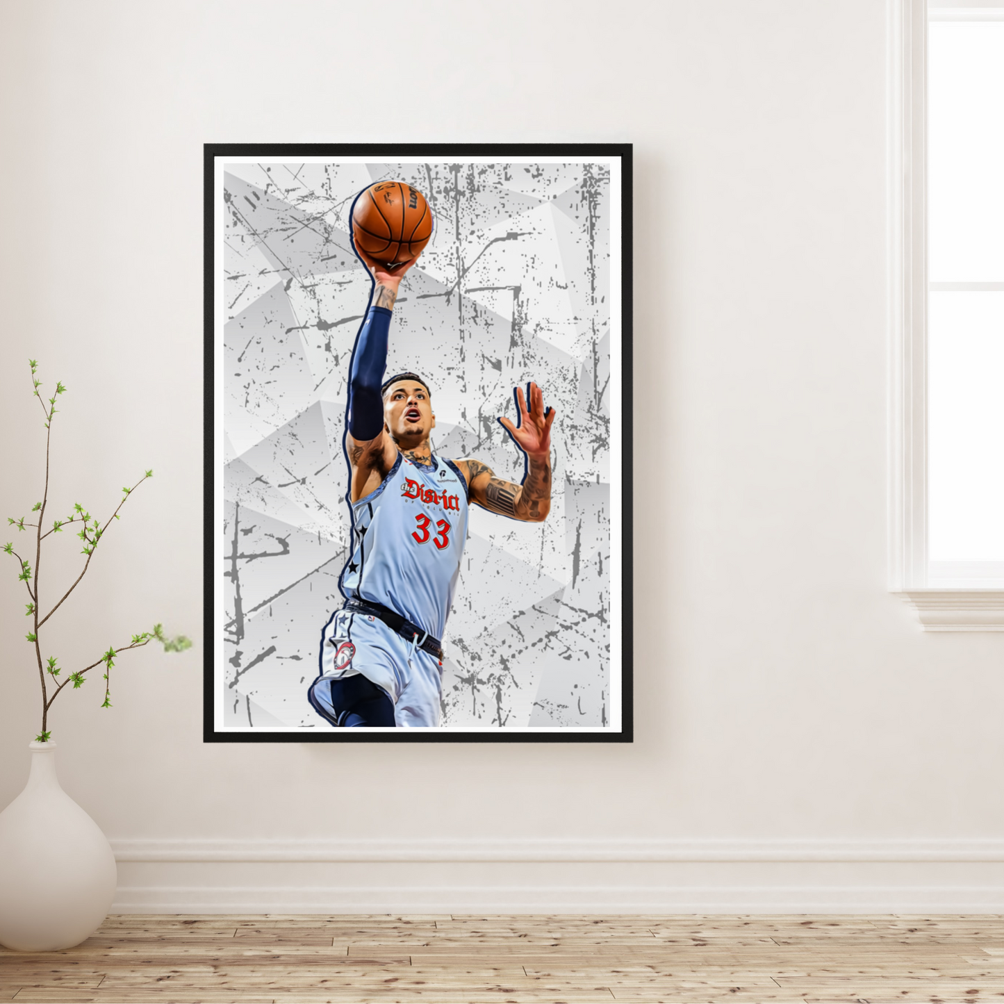 Kyle Kuzma Matte Paper Poster, Frames & Hanger