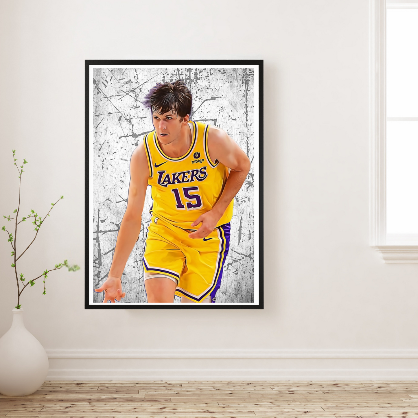 Austin Reaves Matte Paper Poster, Frames & Hanger, NBA Fan Gift