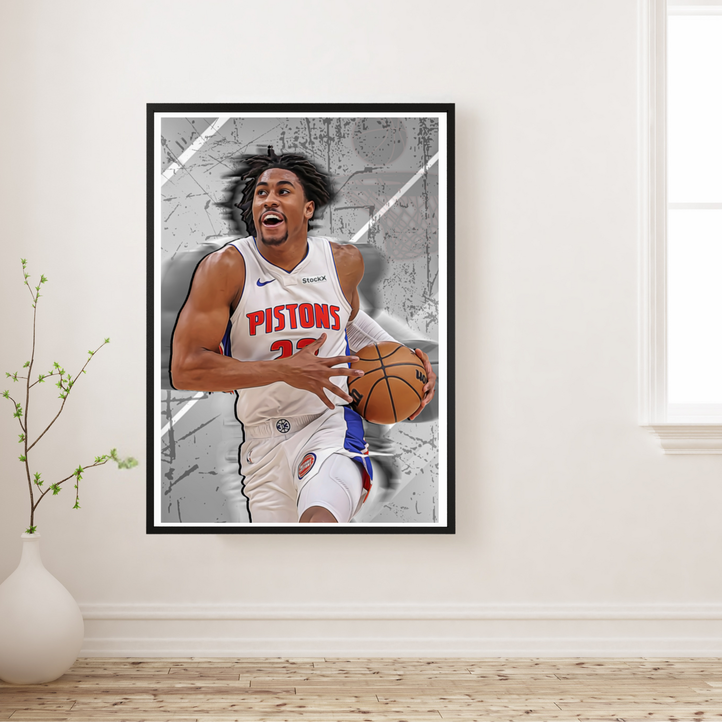 Jaden Ivey Premium Matte Paper Poster, Frames & Hanger