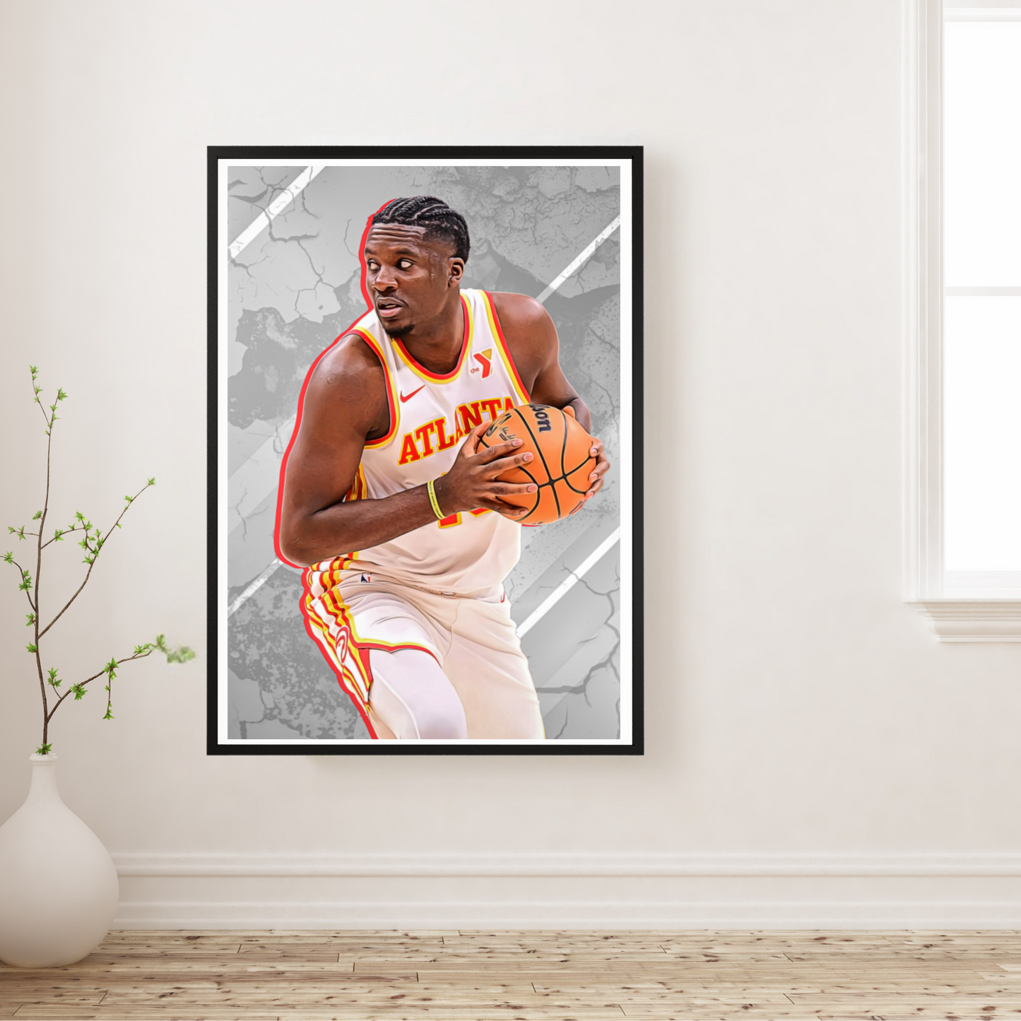 Clint Capela Matte Paper Poster, Frames & Hanger