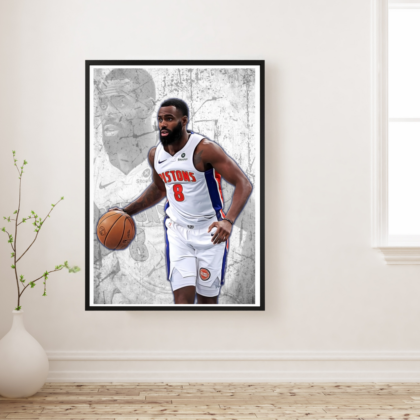 Tim Hardaway Jr. Matte Paper Poster, Frames & Hanger