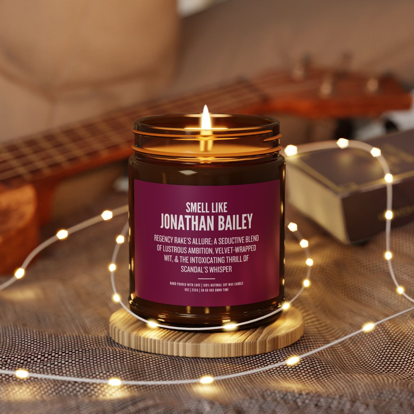 Smell Like Jonathan Bailey Luxury Soy Candle | Fan Gift