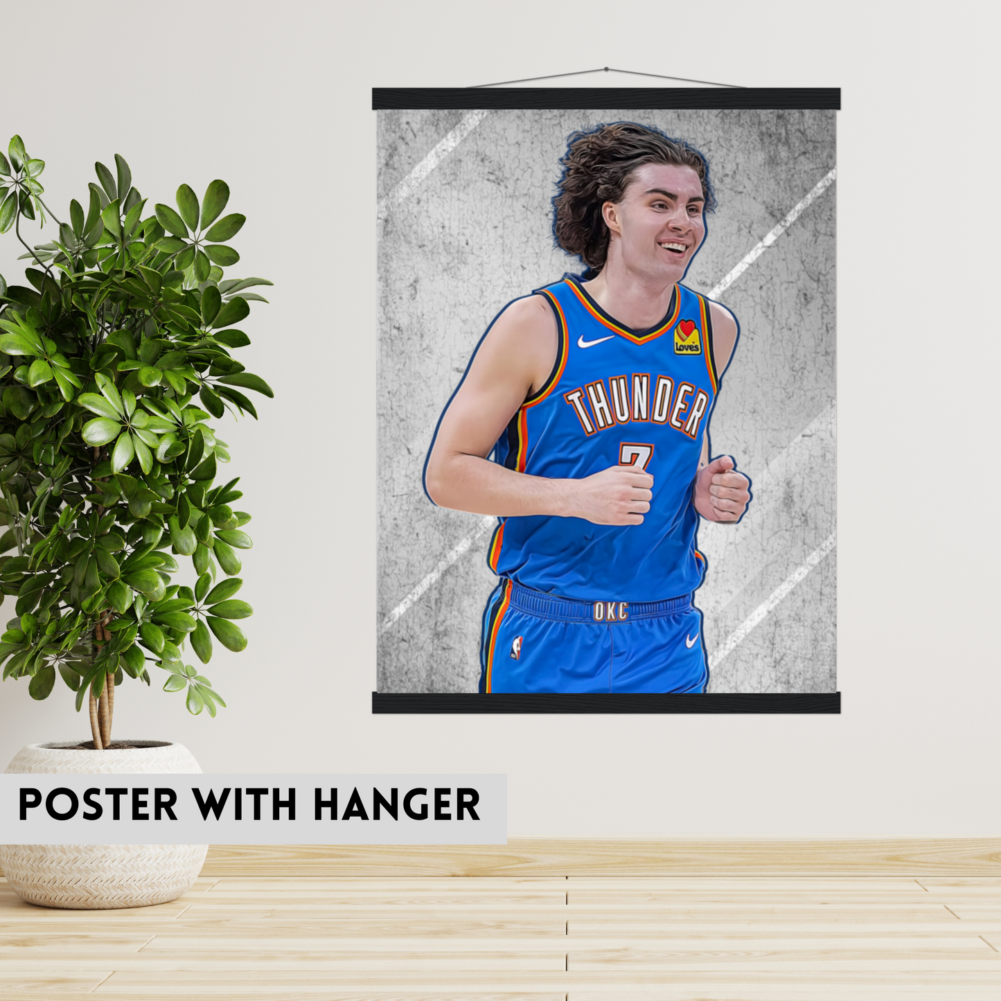 Josh Giddey Matte Paper Poster, Frames & Hanger