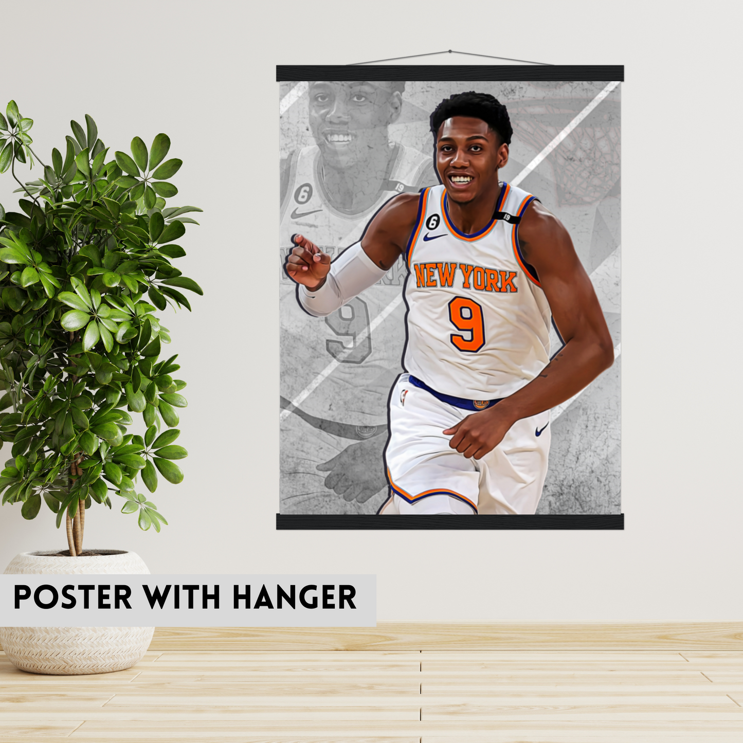 RJ Barrett Matte Paper Poster, Frames & Hanger