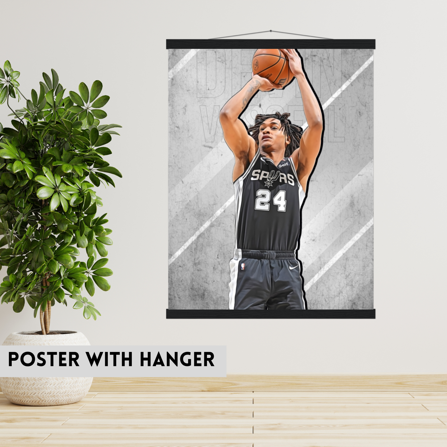 Devin Vassell Matte Paper Poster, Frames & Hanger