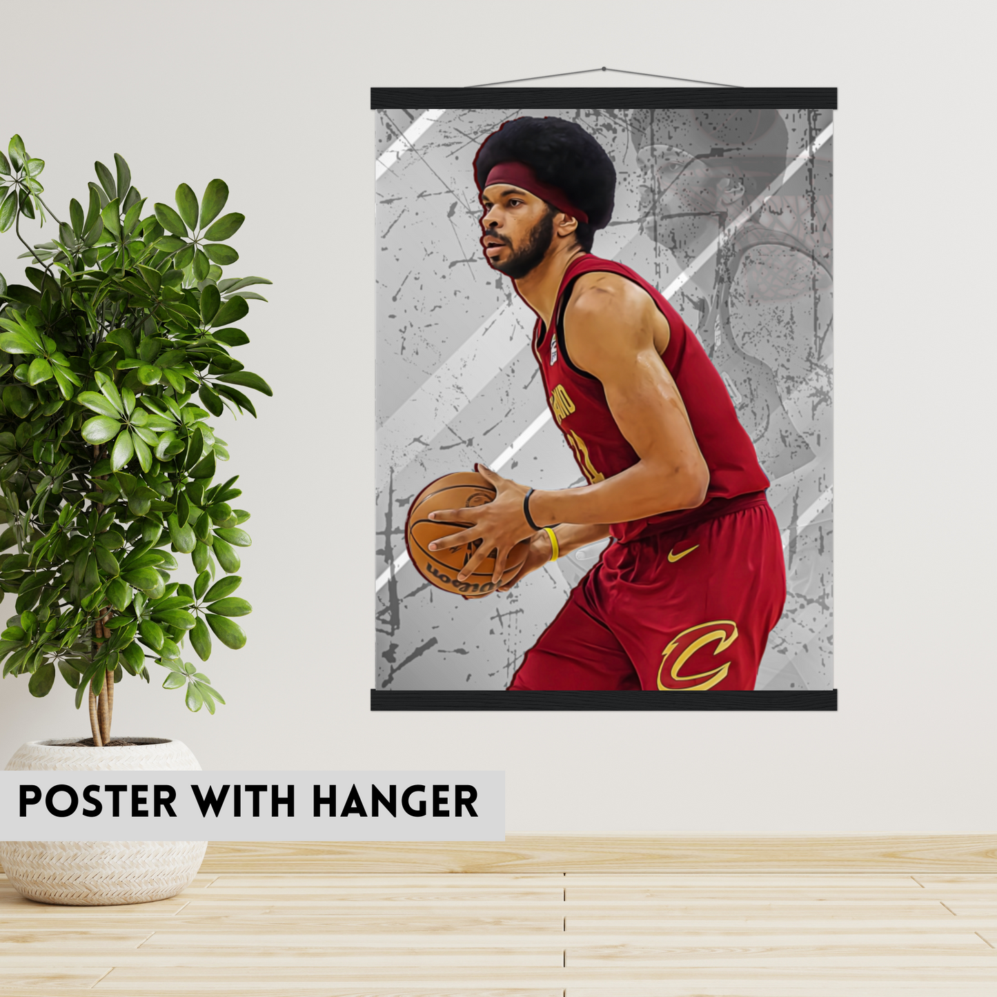 Jarrett Allen Premium Matte Paper Poster, Frames & Hanger