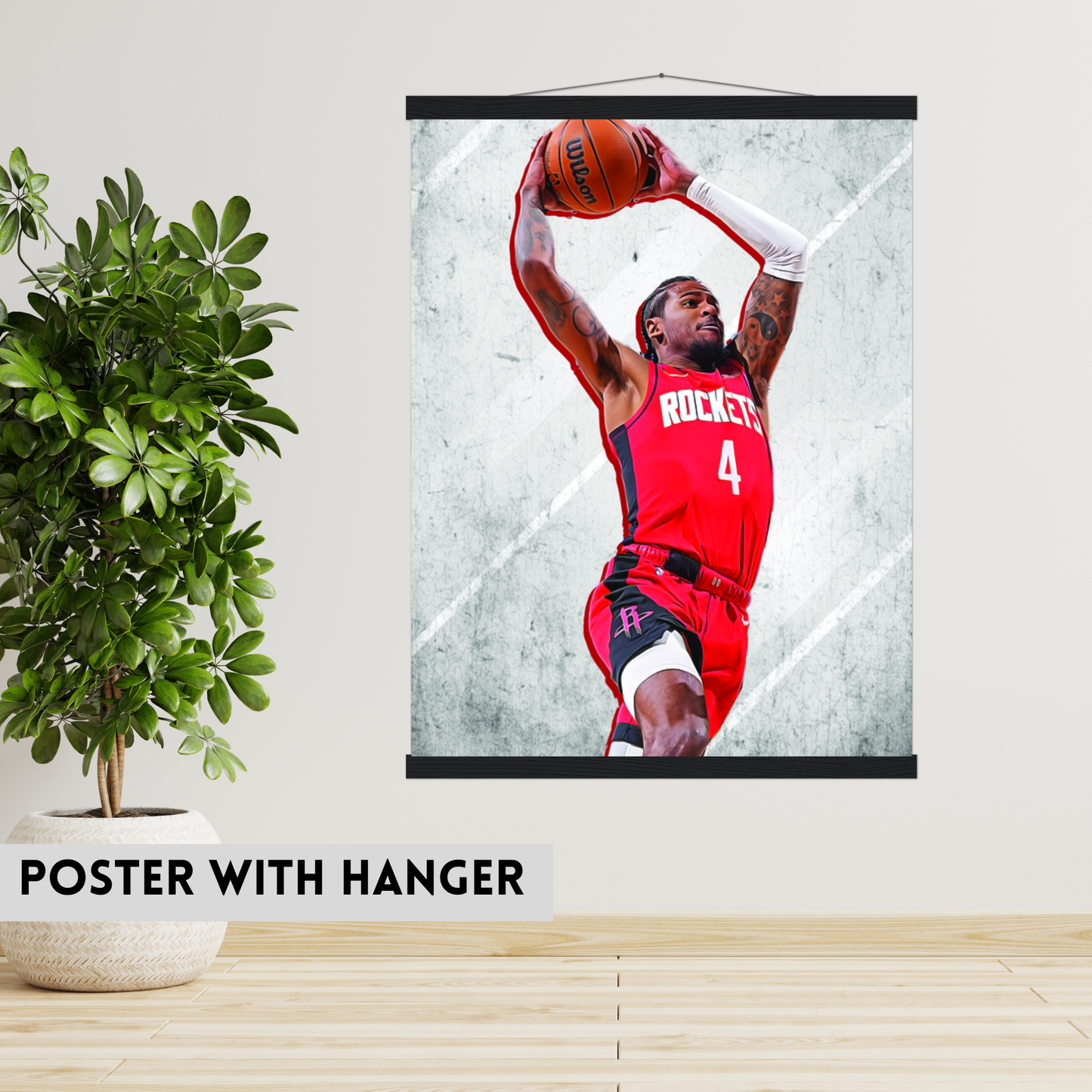 Jalen Green Matte Paper Poster, Frames & Hanger, NBA Fan Gift