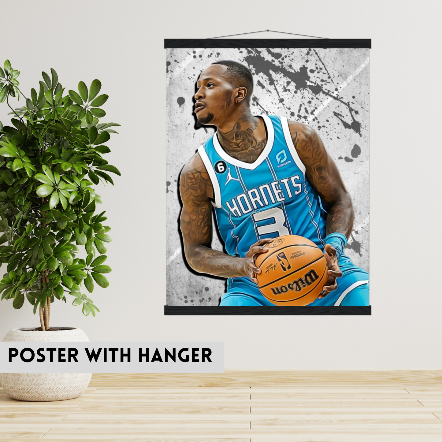 Terry Rozier Matte Paper Poster, Frames & Hanger, NBA Fan Gift