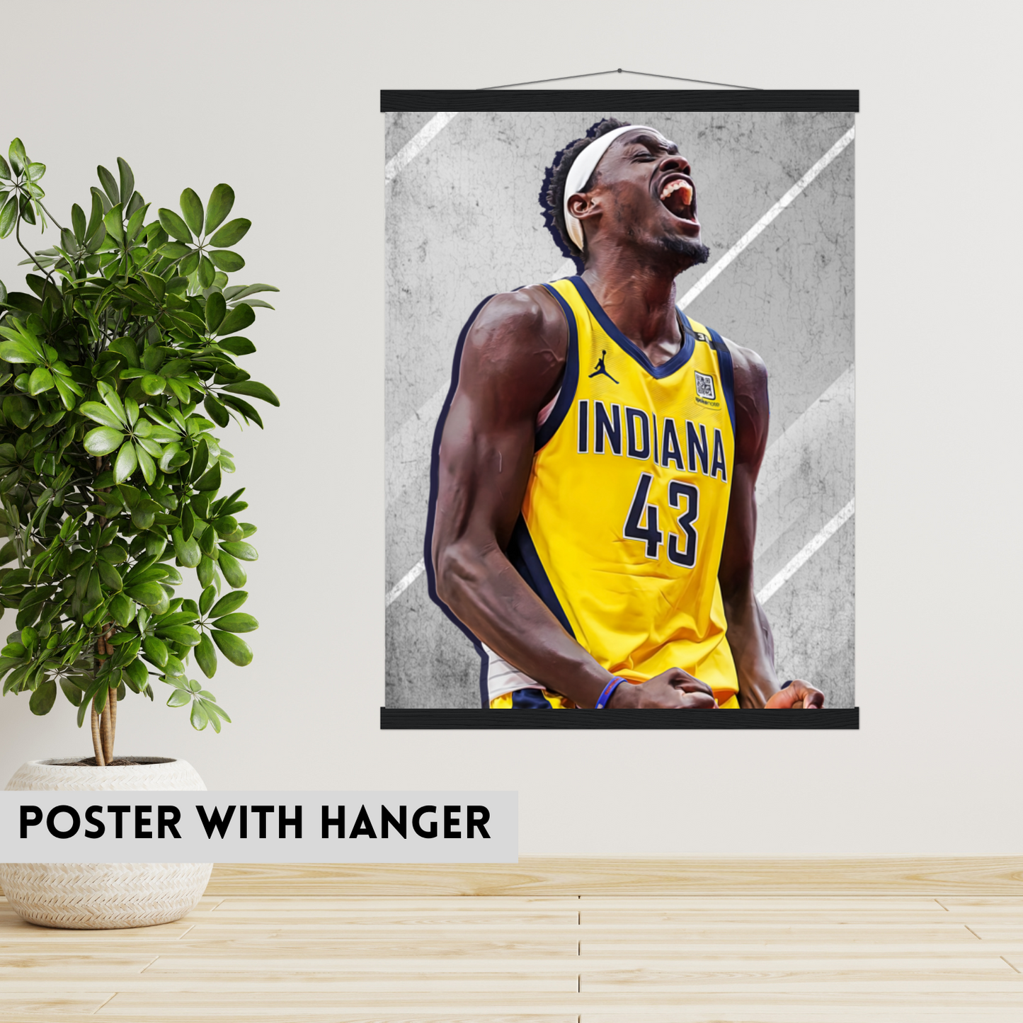 Pascal Siakam Matte Paper Poster, Frames & Hanger