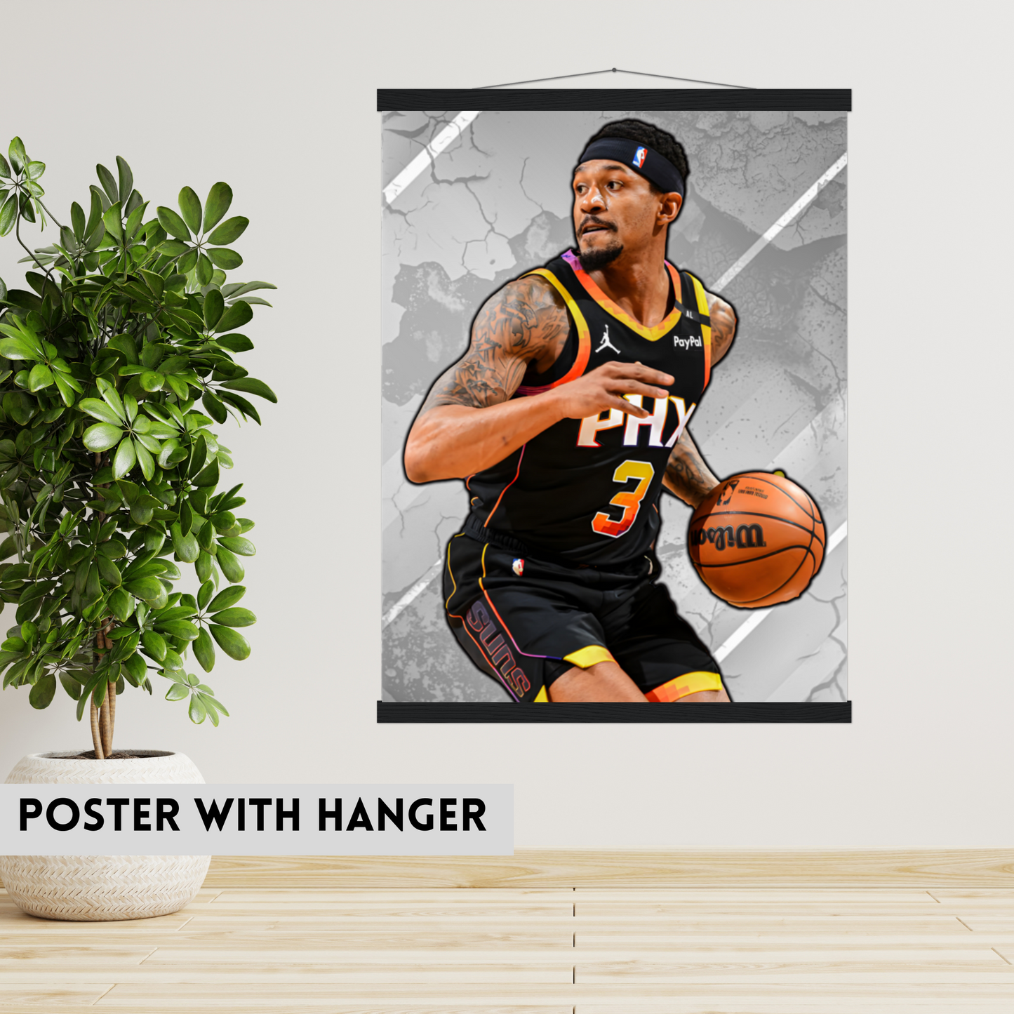 Bradley Beal Matte Paper Poster, Frames & Hanger
