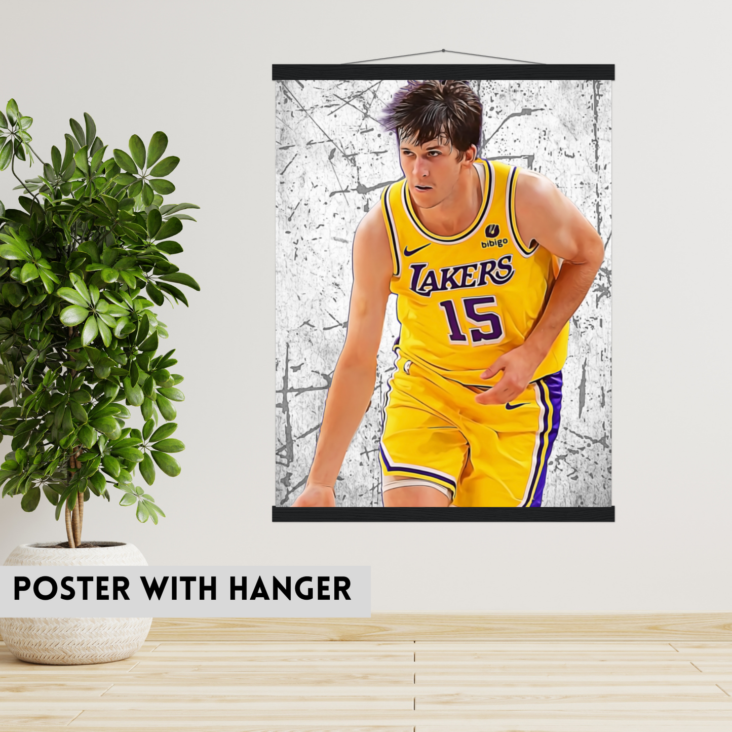 Austin Reaves Matte Paper Poster, Frames & Hanger, NBA Fan Gift