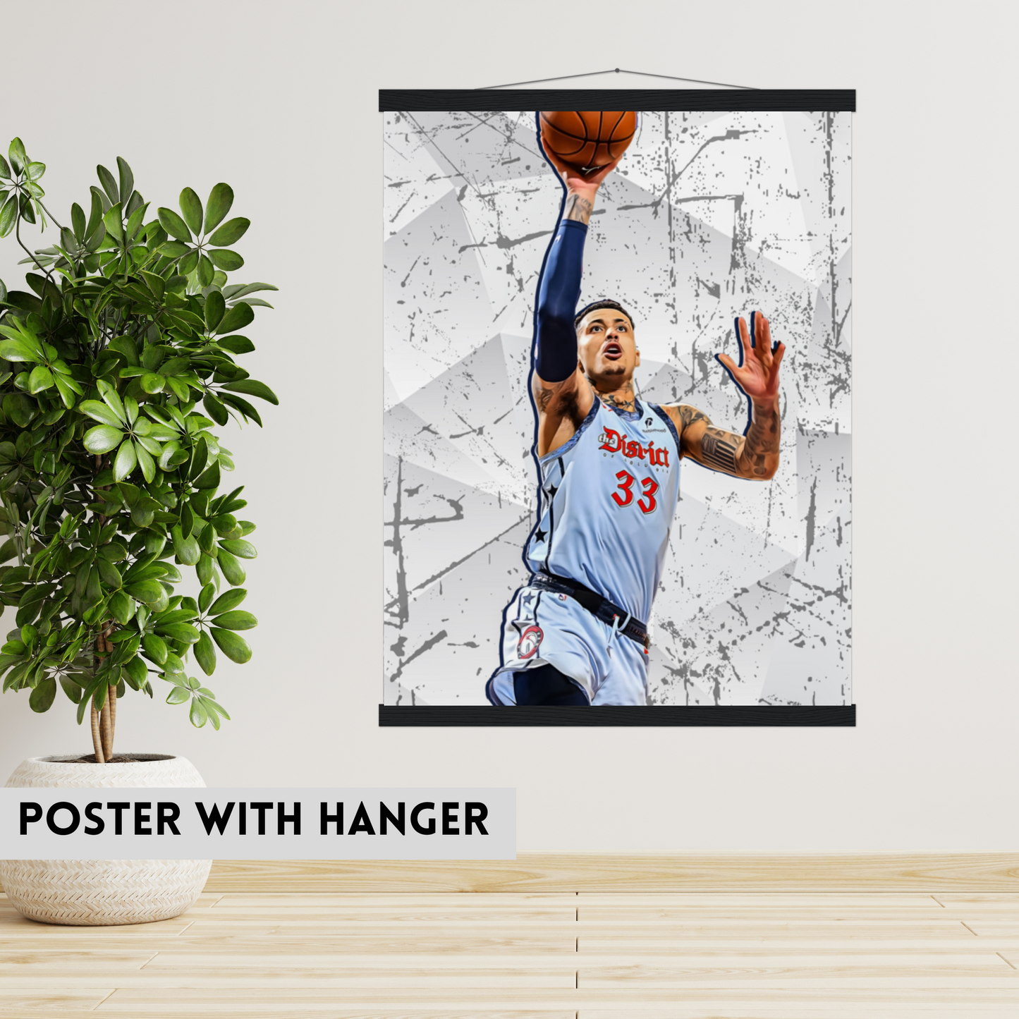 Kyle Kuzma Matte Paper Poster, Frames & Hanger
