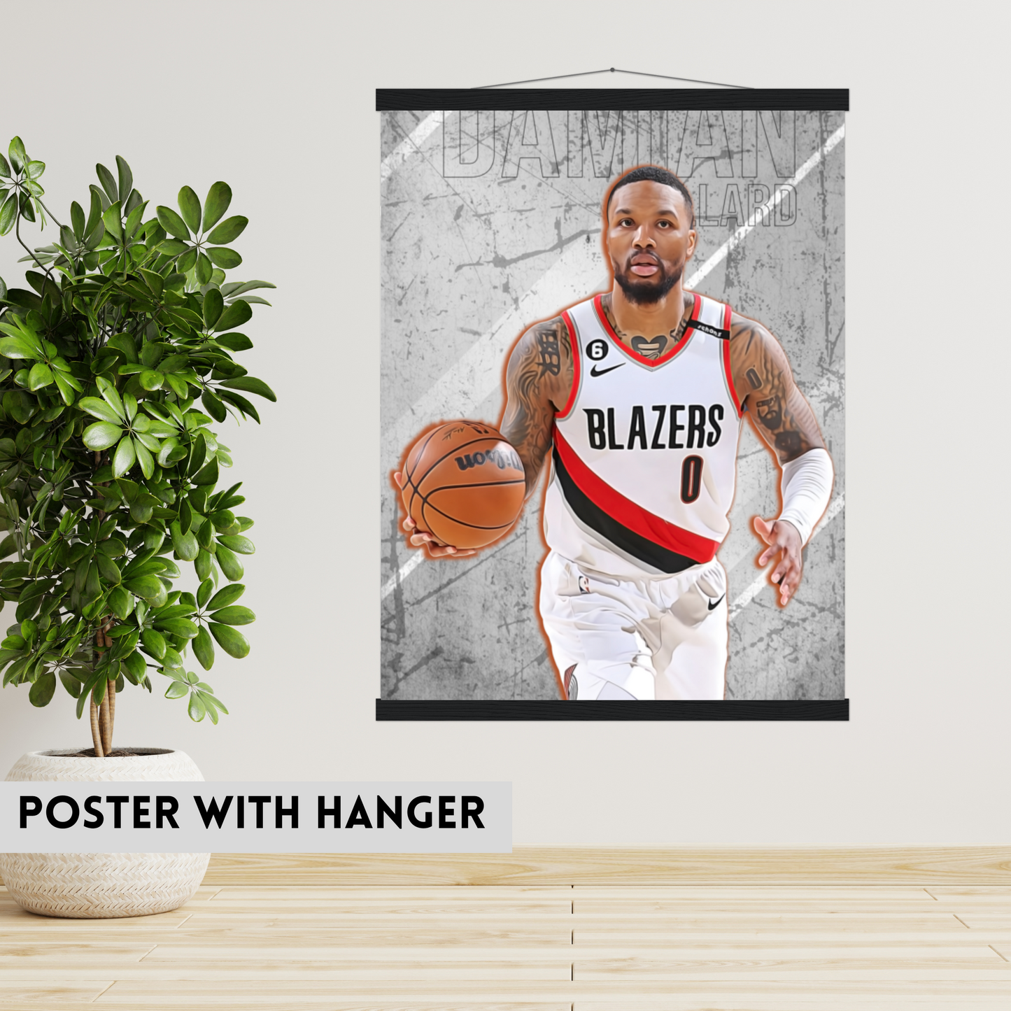 Damian Lillard Matte Paper Poster, Frames & Hanger