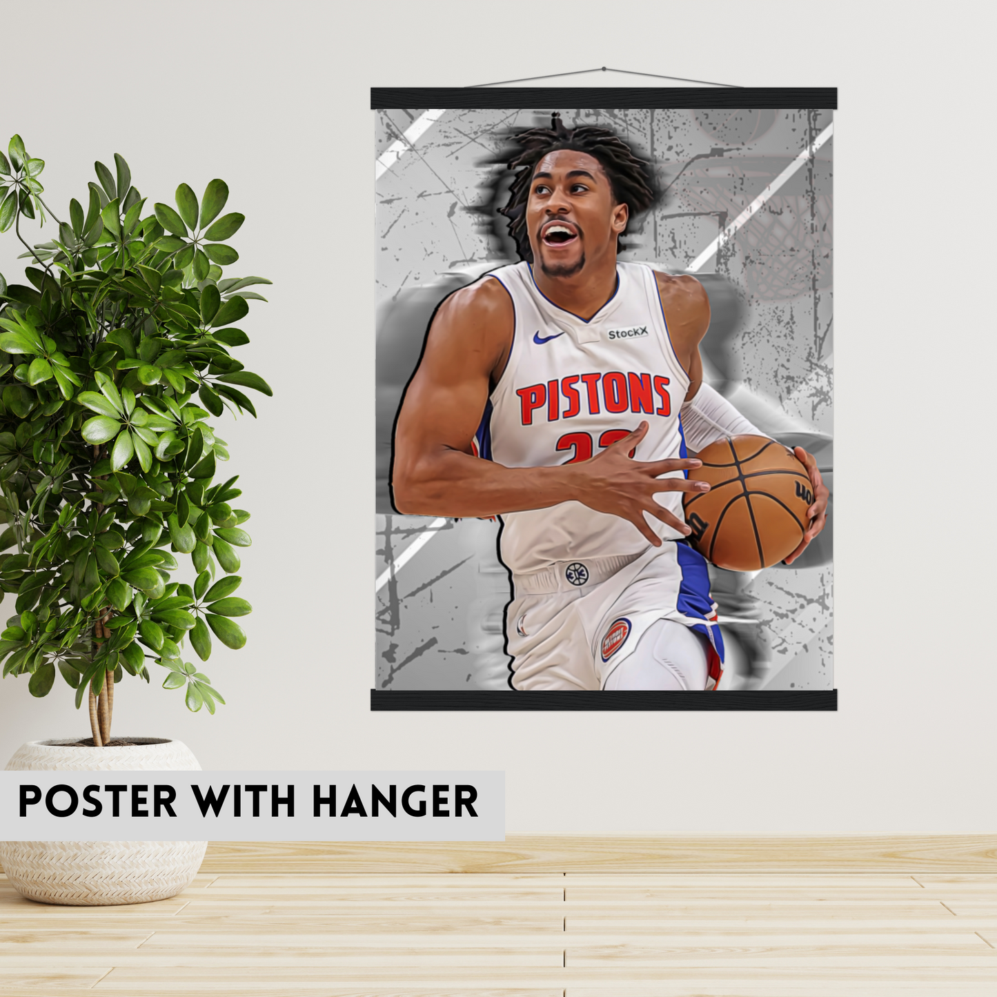 Jaden Ivey Premium Matte Paper Poster, Frames & Hanger
