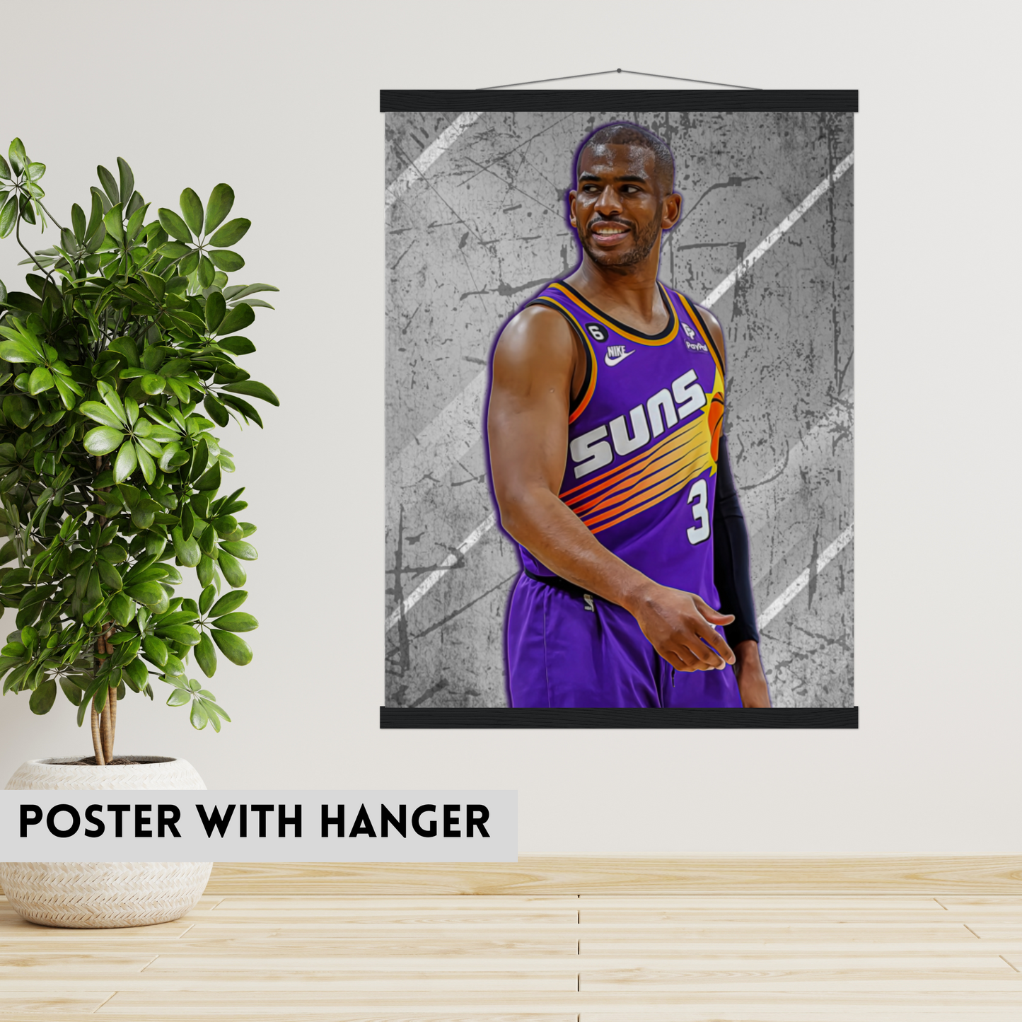 Chris Paul Matte Paper Poster, Frames & Hanger