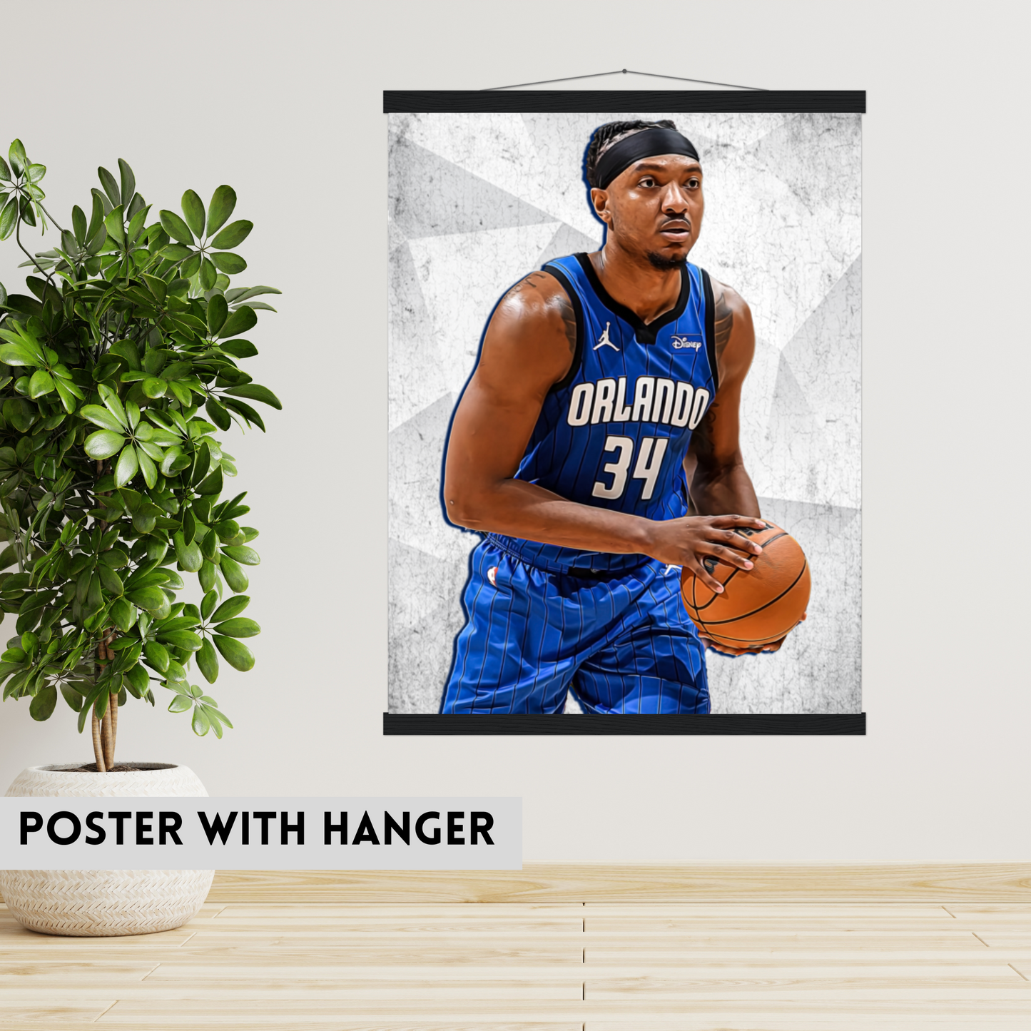 Wendell Carter Jr. Matte Paper Poster, Frames & Hanger