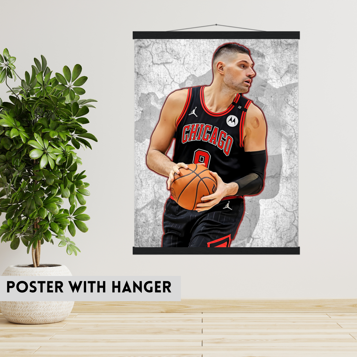 Nikola Vučević Matte Paper Poster, Frames & Hanger
