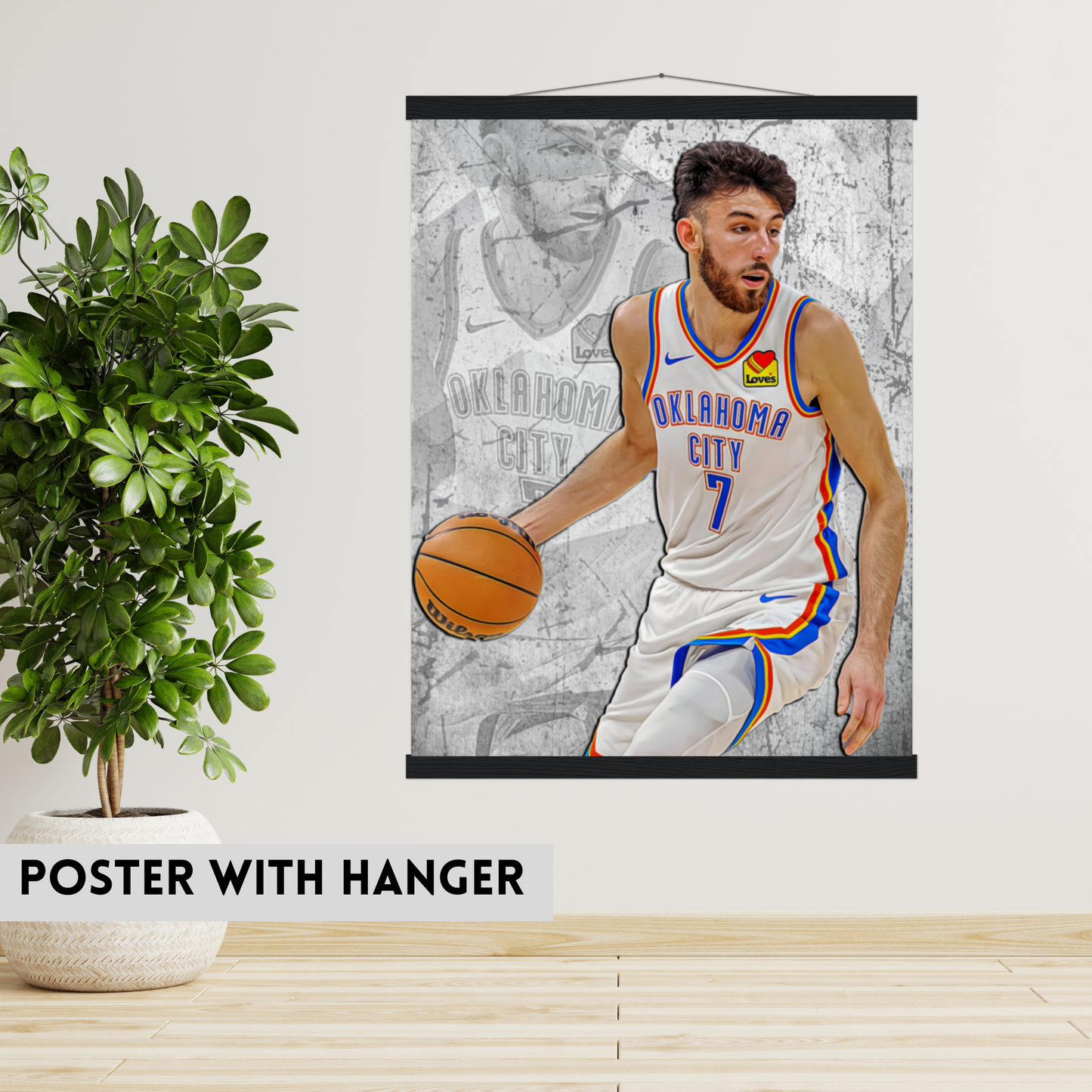 Chet Holmgren Matte Paper Poster, Frames & Hanger