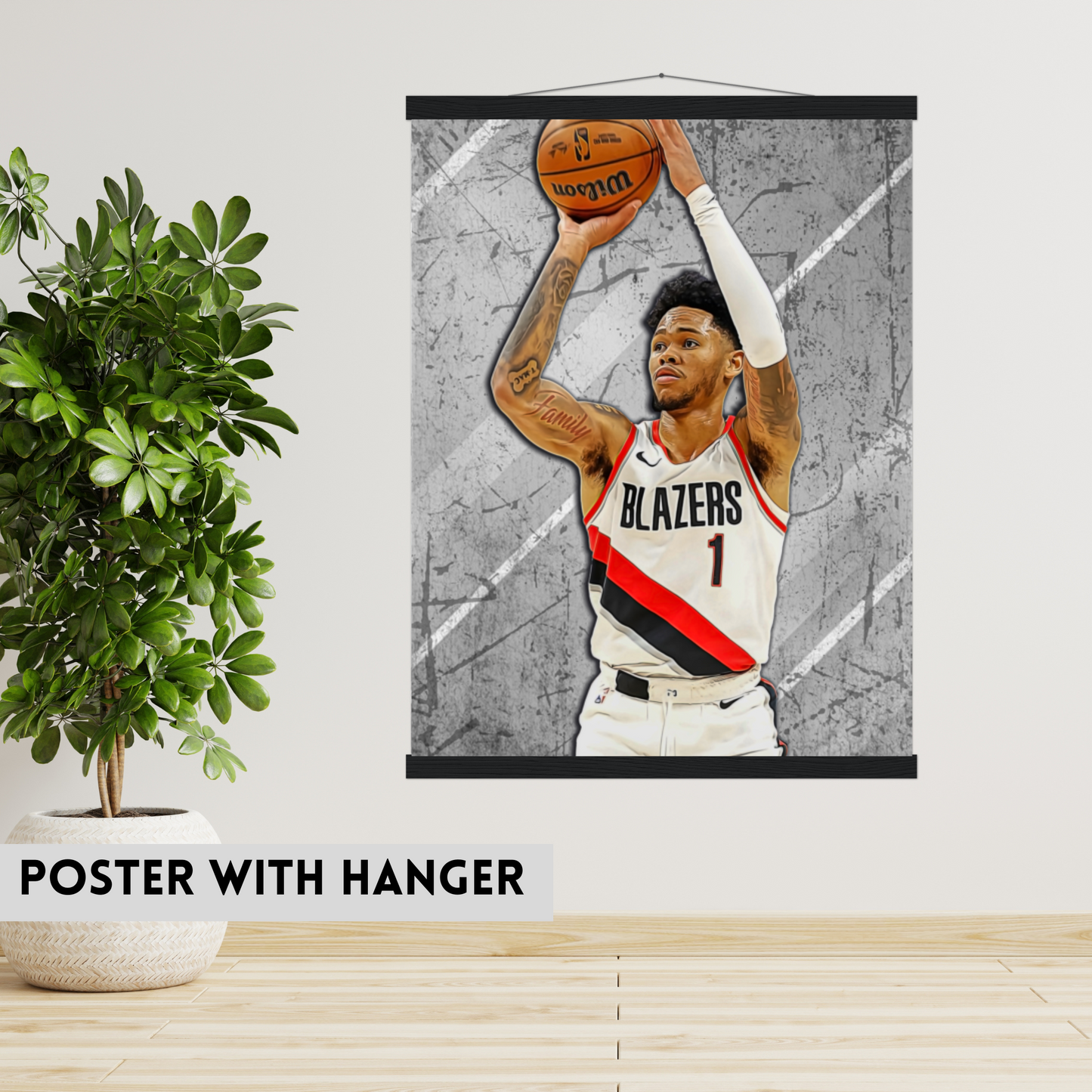 Anfernee Simons Matte Paper Poster, Frames & Hanger