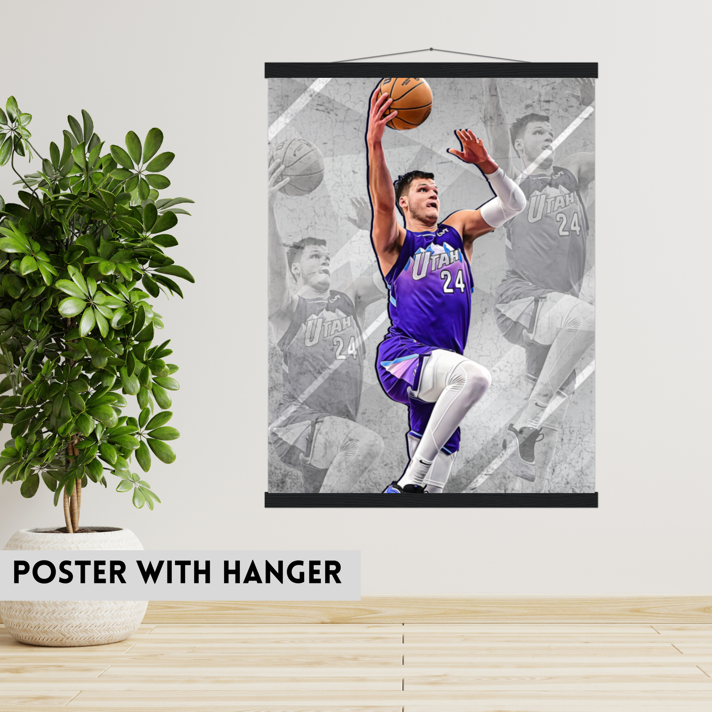 Walker Kessler Matte Paper Poster, Frames & Hanger