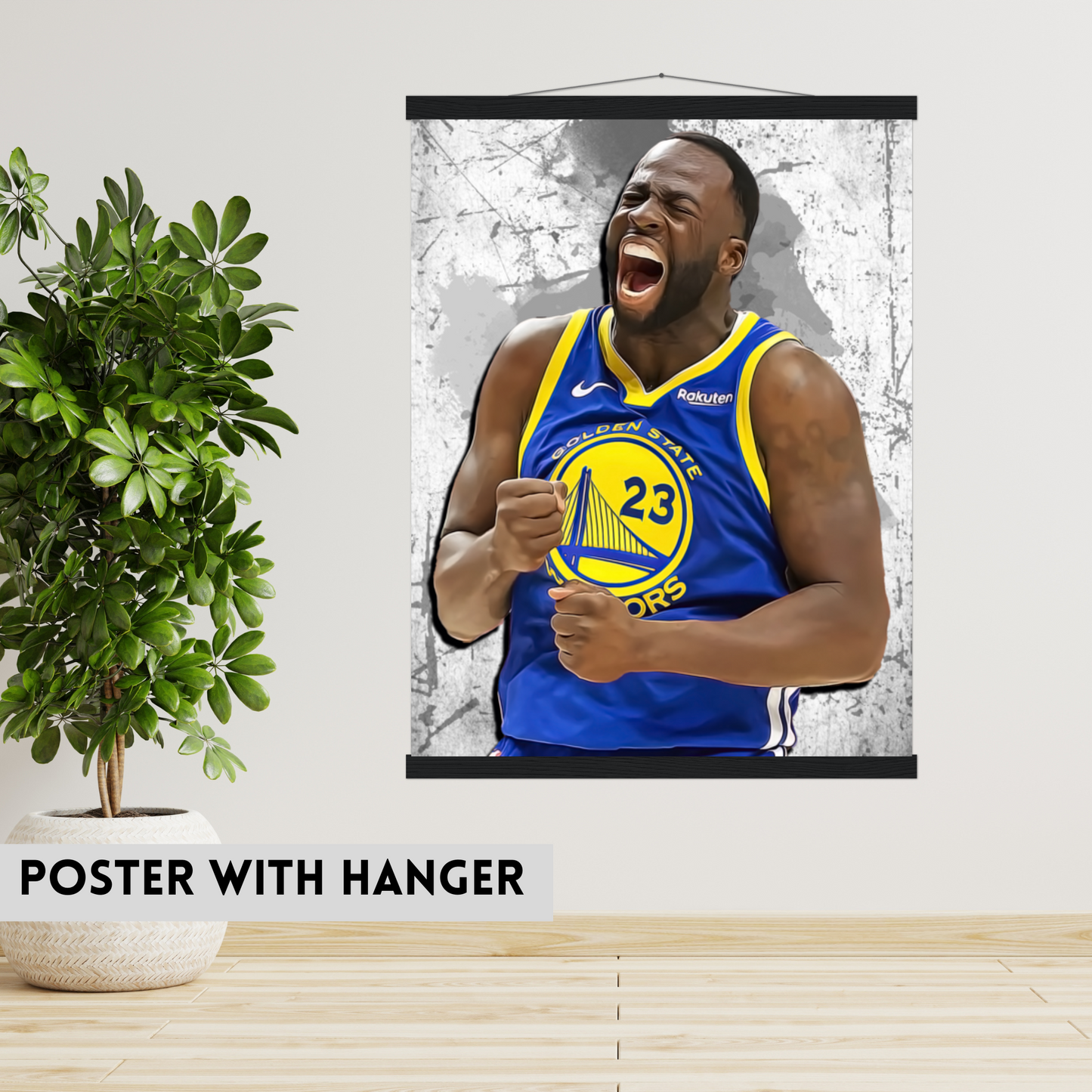 Draymond Green Matte Paper Poster, Frames & Hanger, NBA Fan Gift