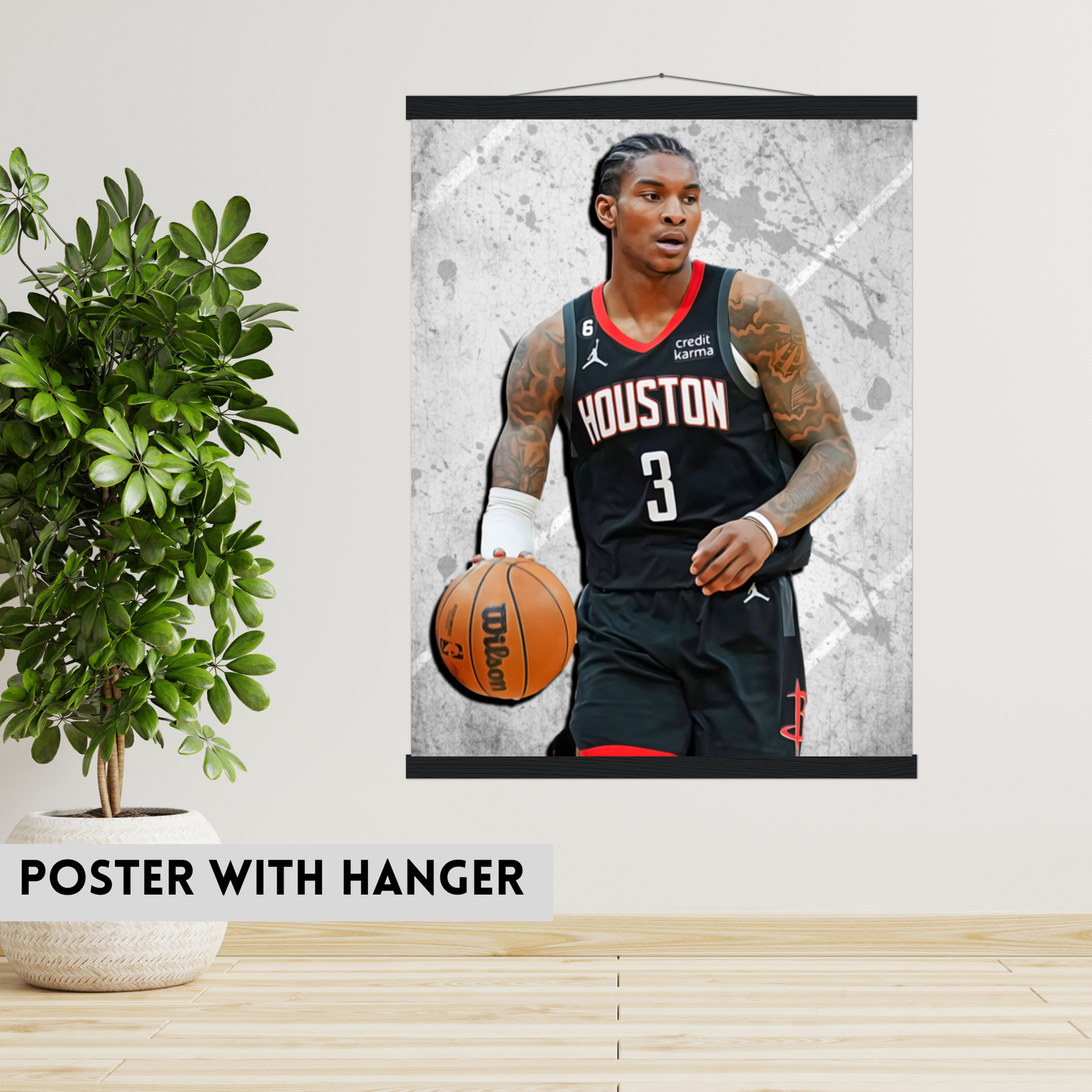 Kevin Porter Jr. Matte Paper Poster, Frames & Hanger, NBA Fan Gift