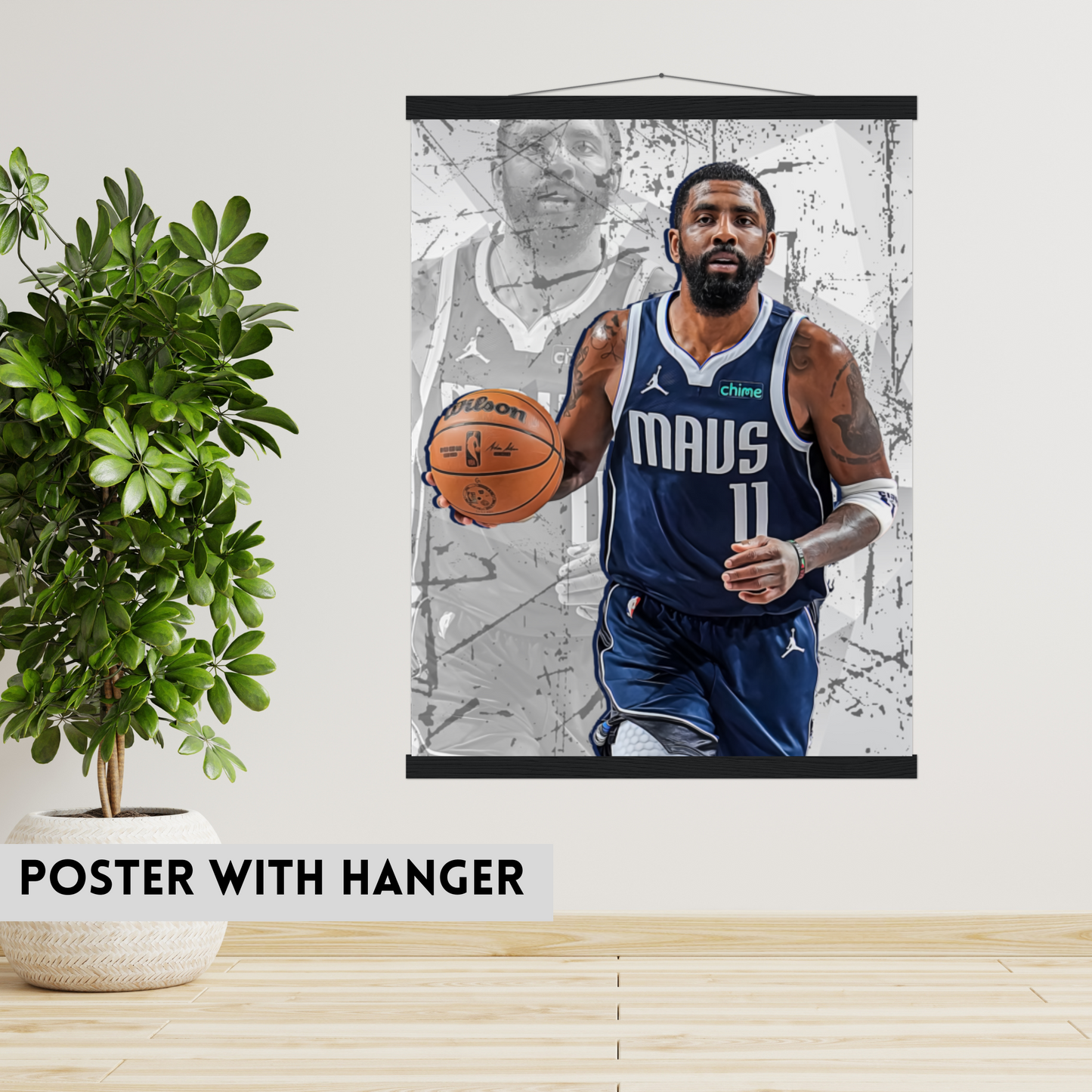 Kyrie Irving Matte Paper Poster, Frames & Hanger