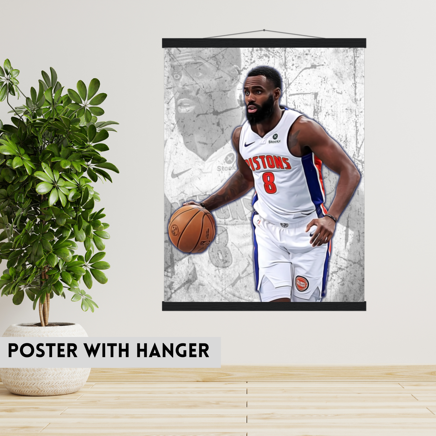 Tim Hardaway Jr. Matte Paper Poster, Frames & Hanger