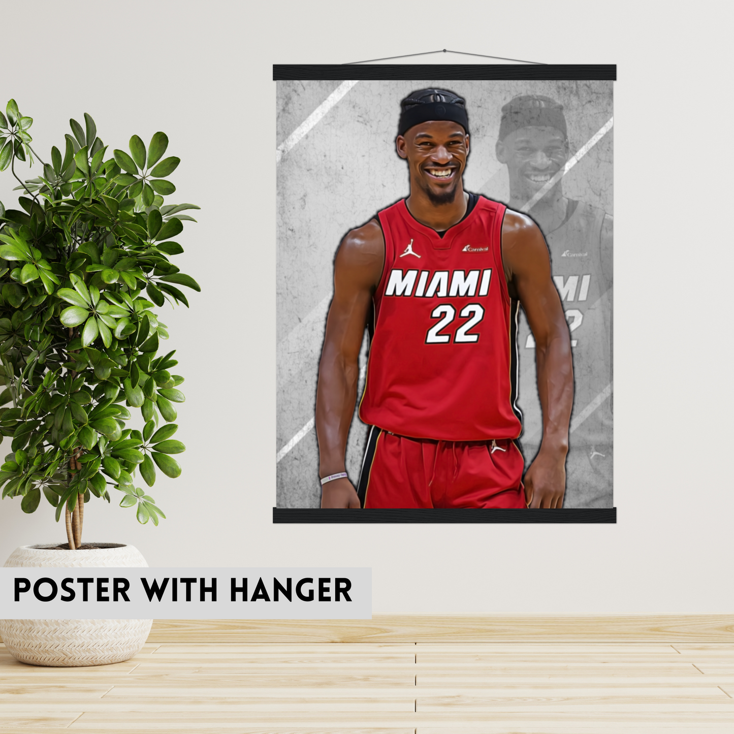 Jimmy Butler Matte Paper Poster, Frames & Hanger, NBA Fan Gift