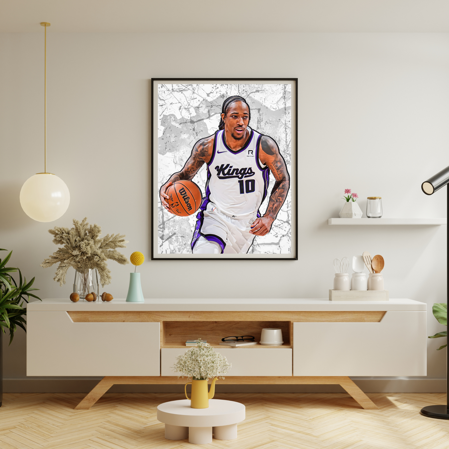 DeMar DeRozan Premium Matte Paper Poster, Frames & Hanger