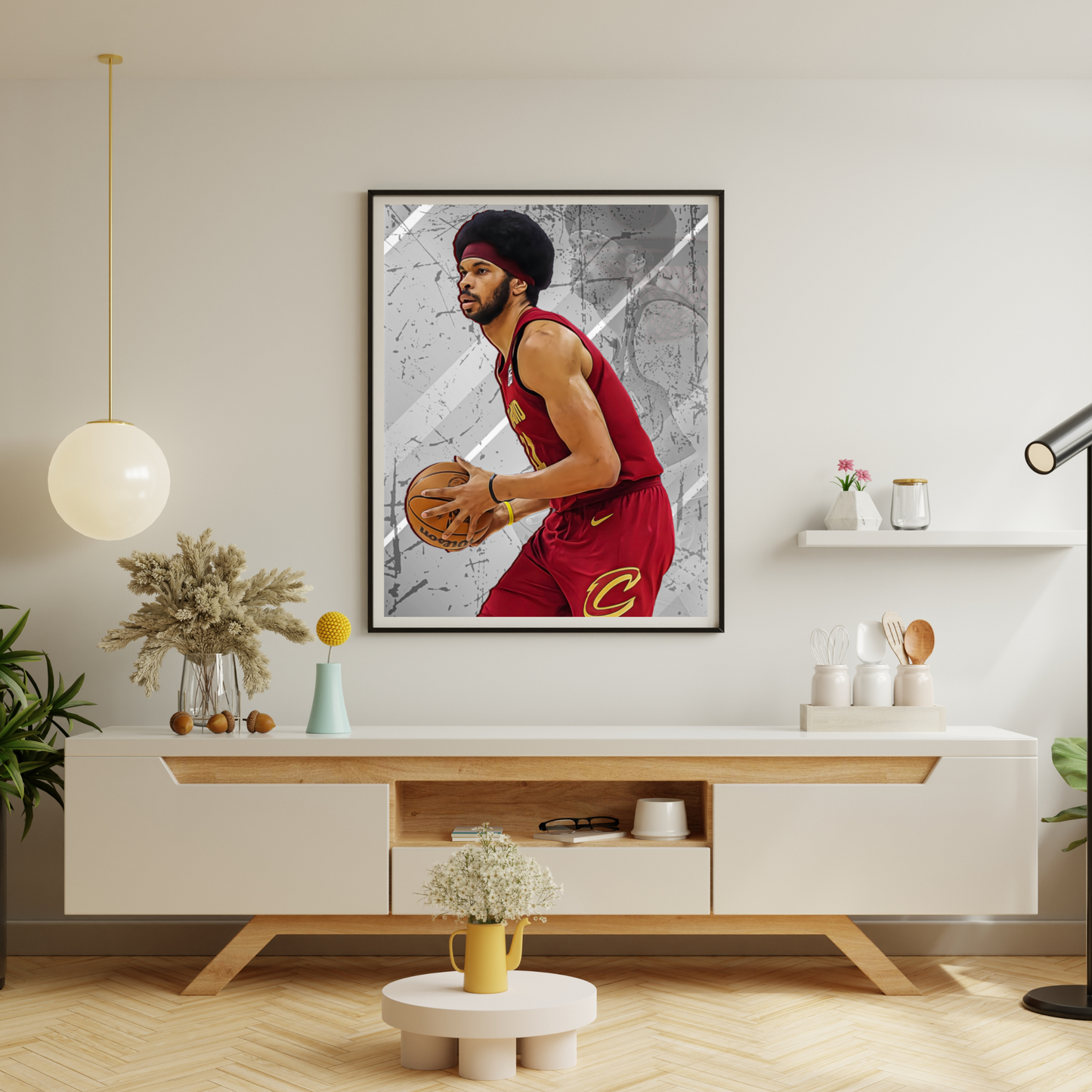 Jarrett Allen Premium Matte Paper Poster, Frames & Hanger