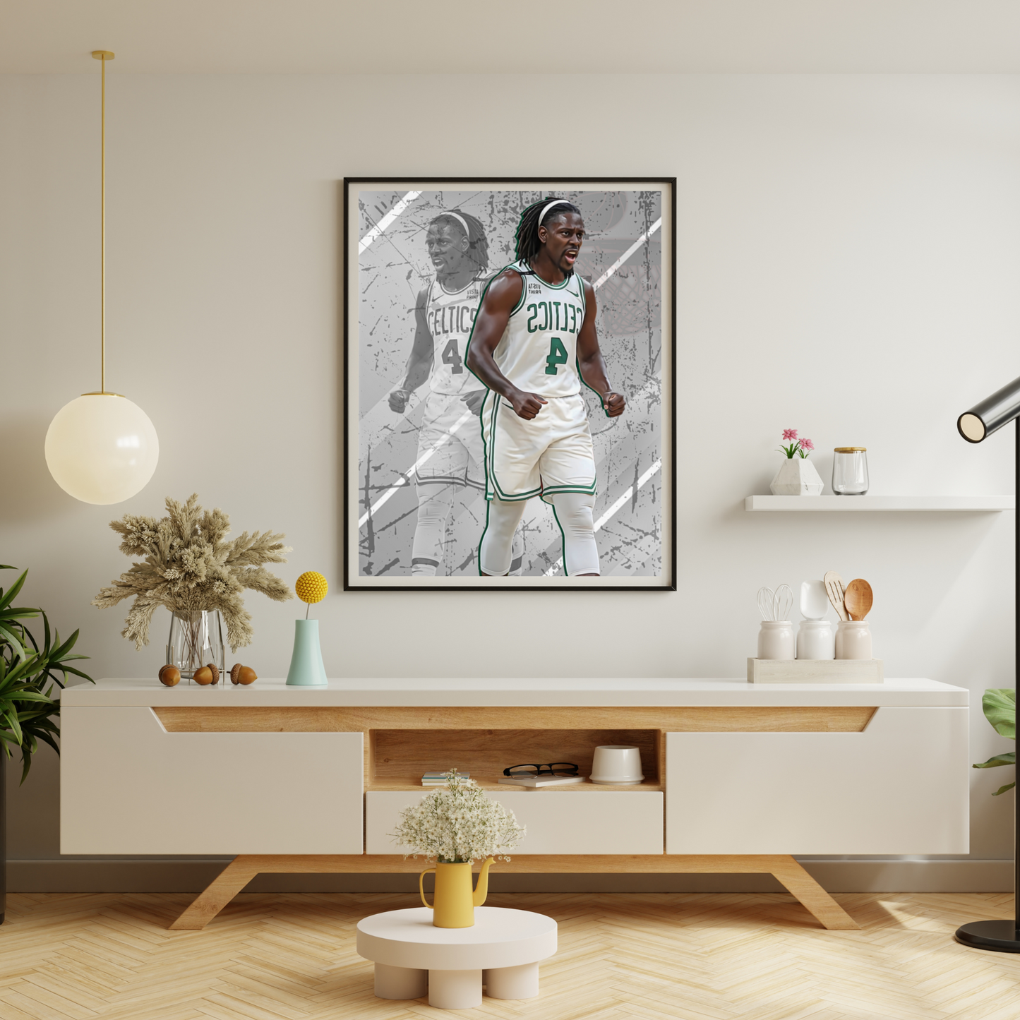 Jrue Holiday Premium Matte Paper Poster, Frames & Hanger