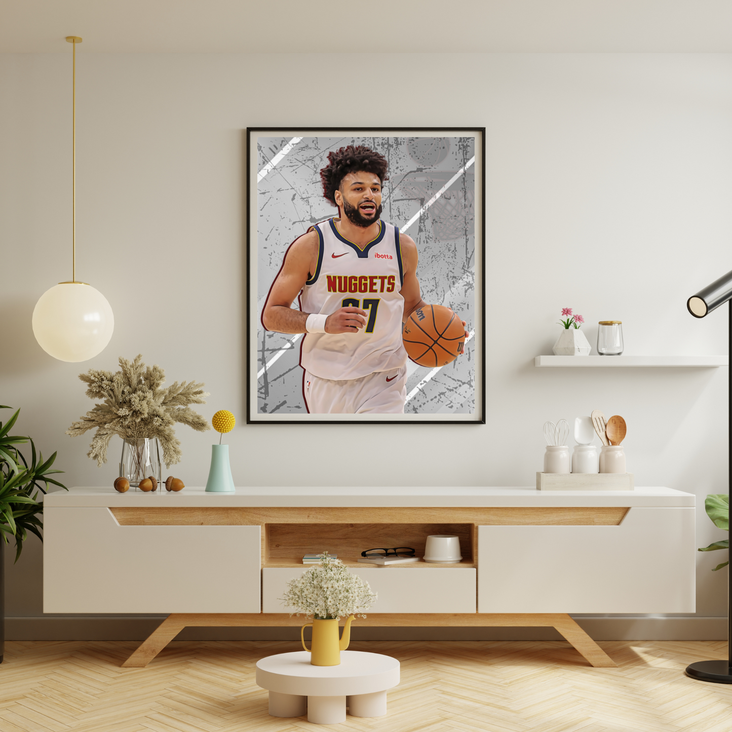 Jamal Murray Premium Matte Paper Poster, Frames & Hanger