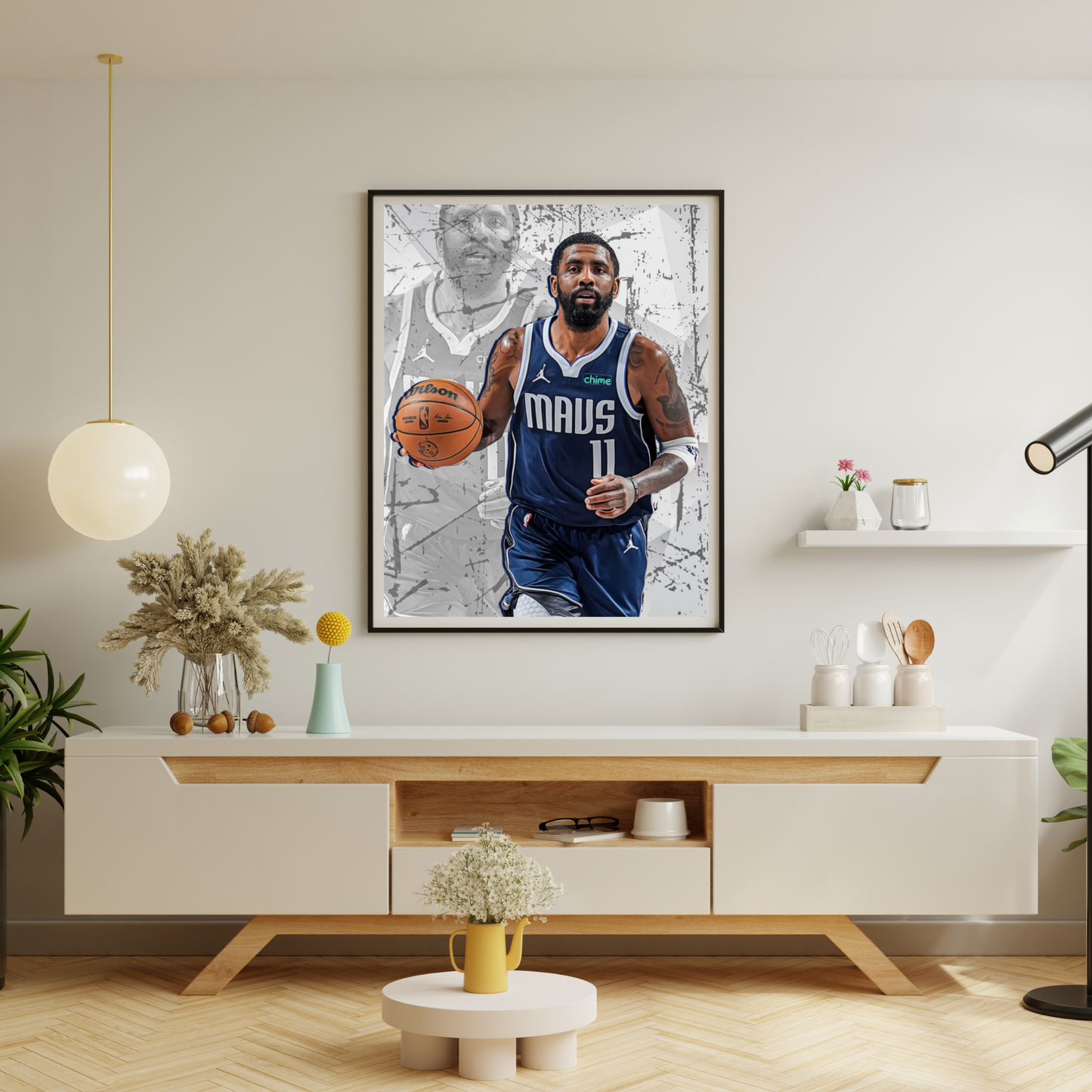 Kyrie Irving Matte Paper Poster, Frames & Hanger