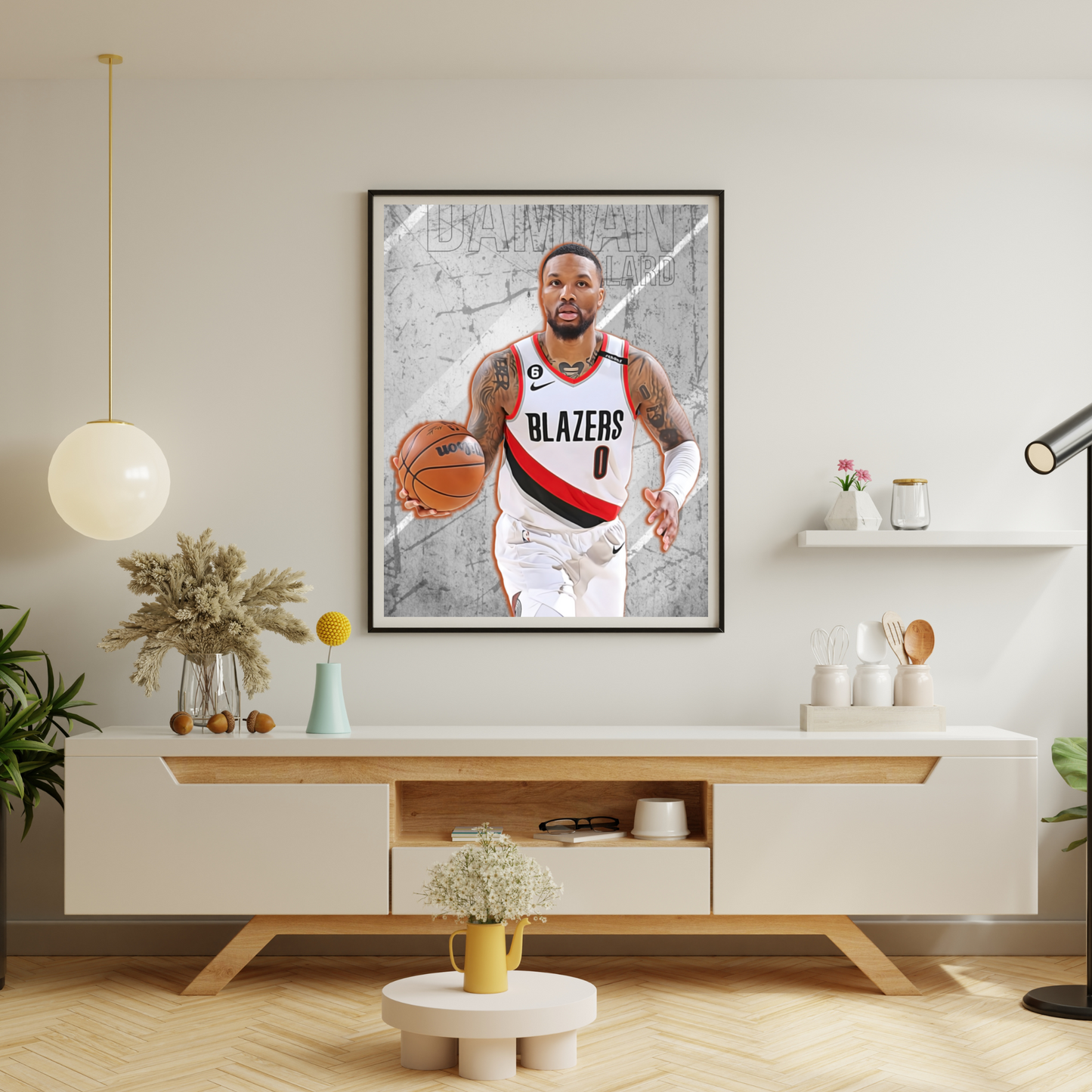 Damian Lillard Matte Paper Poster, Frames & Hanger