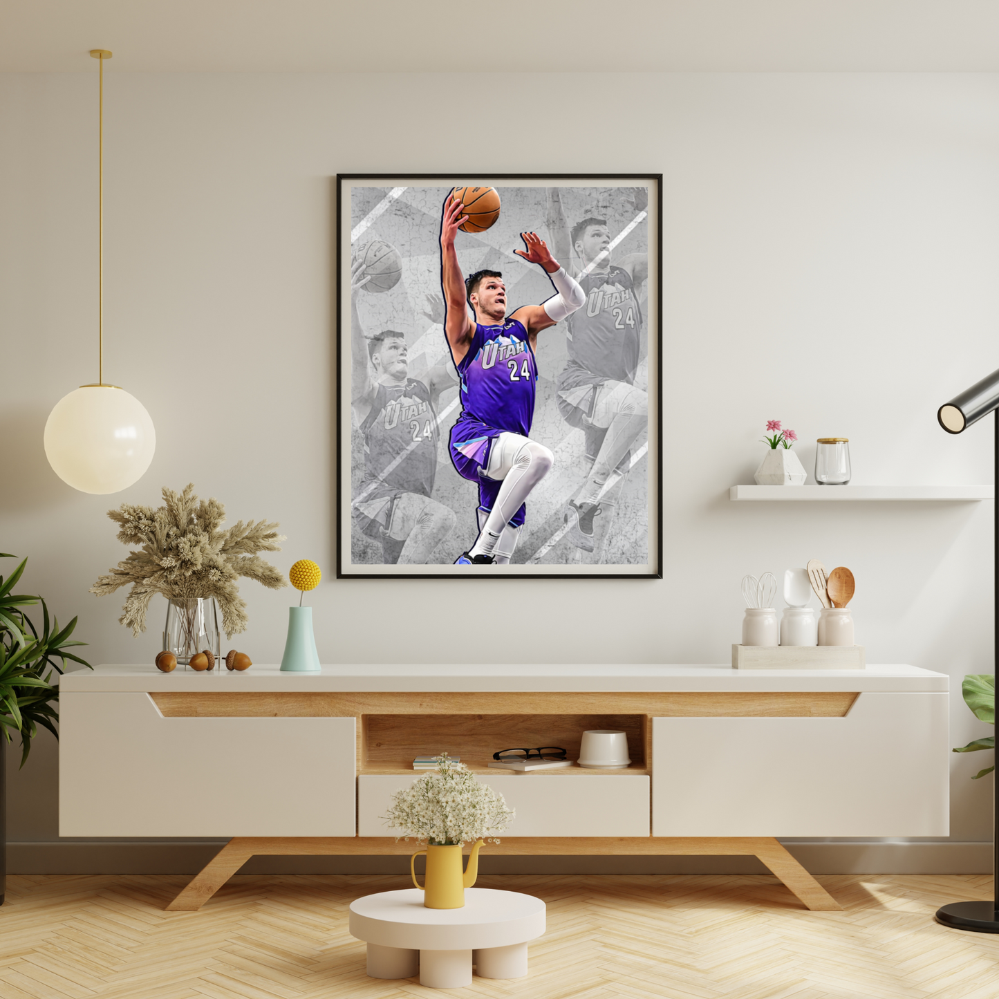 Walker Kessler Matte Paper Poster, Frames & Hanger