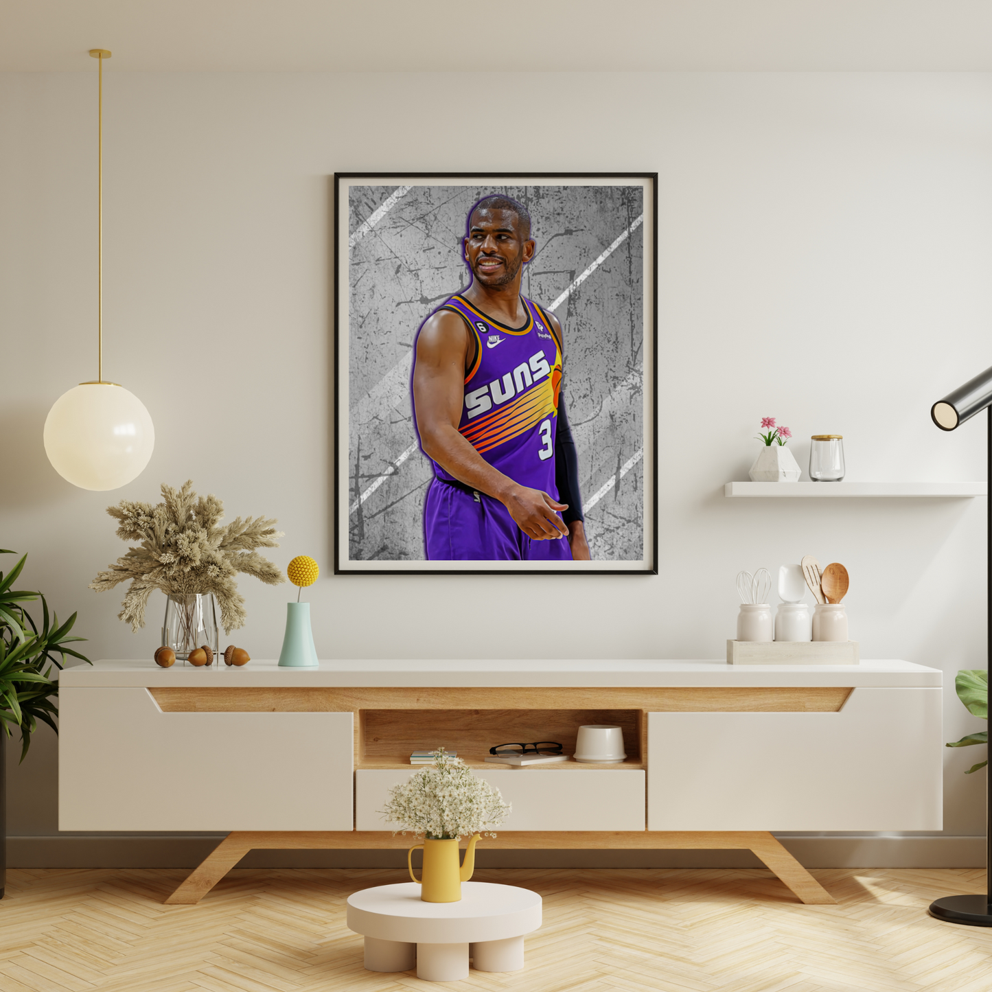 Chris Paul Matte Paper Poster, Frames & Hanger