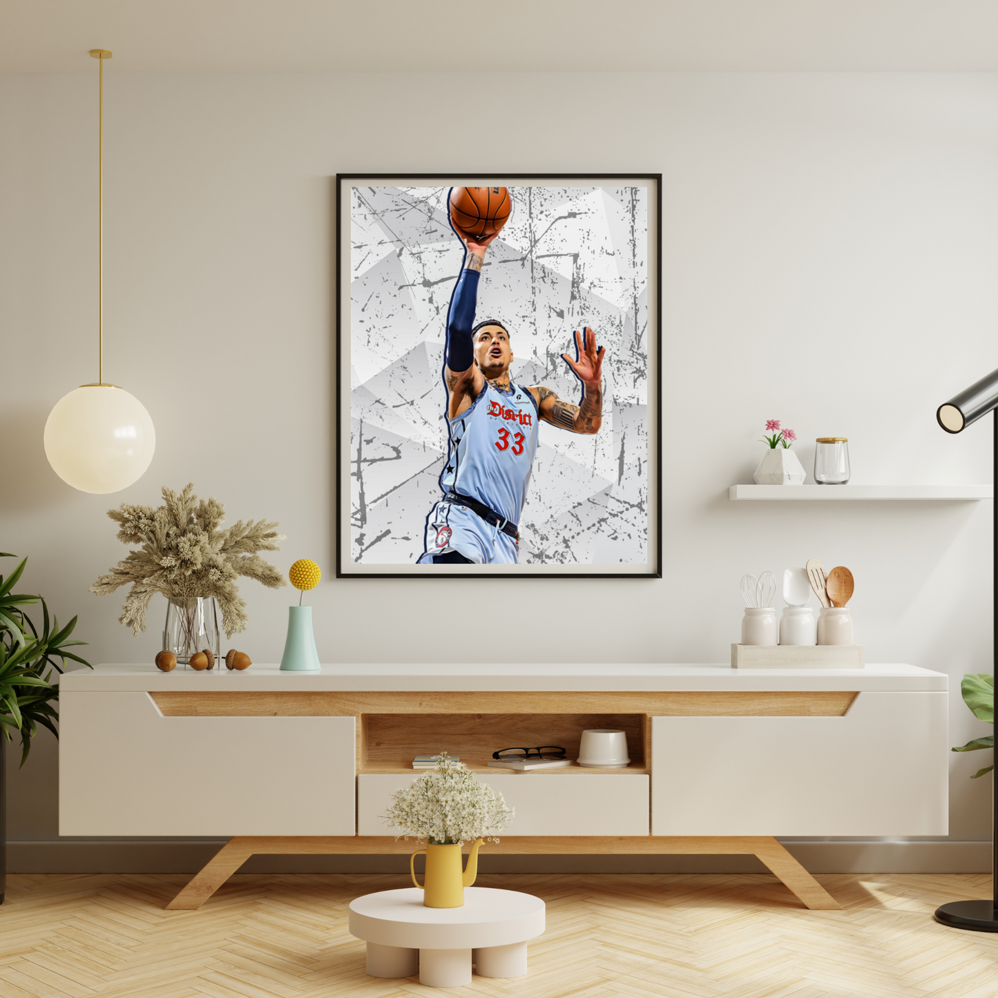 Kyle Kuzma Matte Paper Poster, Frames & Hanger