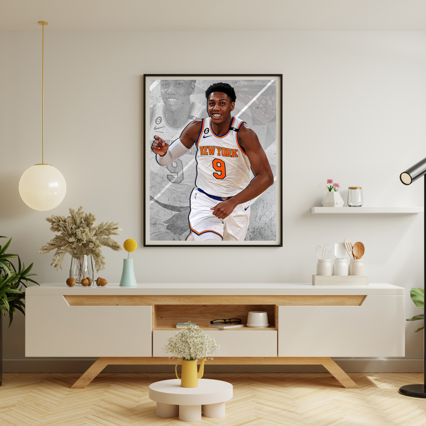 RJ Barrett Matte Paper Poster, Frames & Hanger