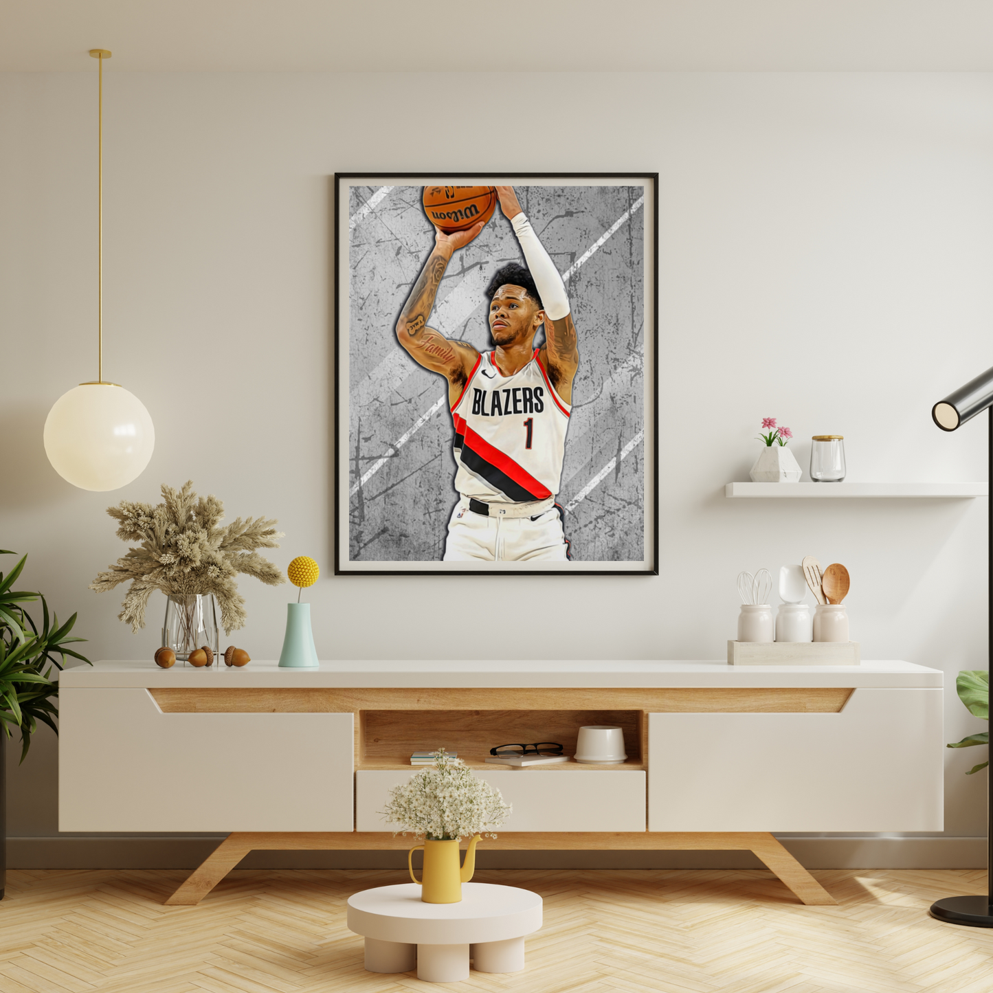 Anfernee Simons Matte Paper Poster, Frames & Hanger