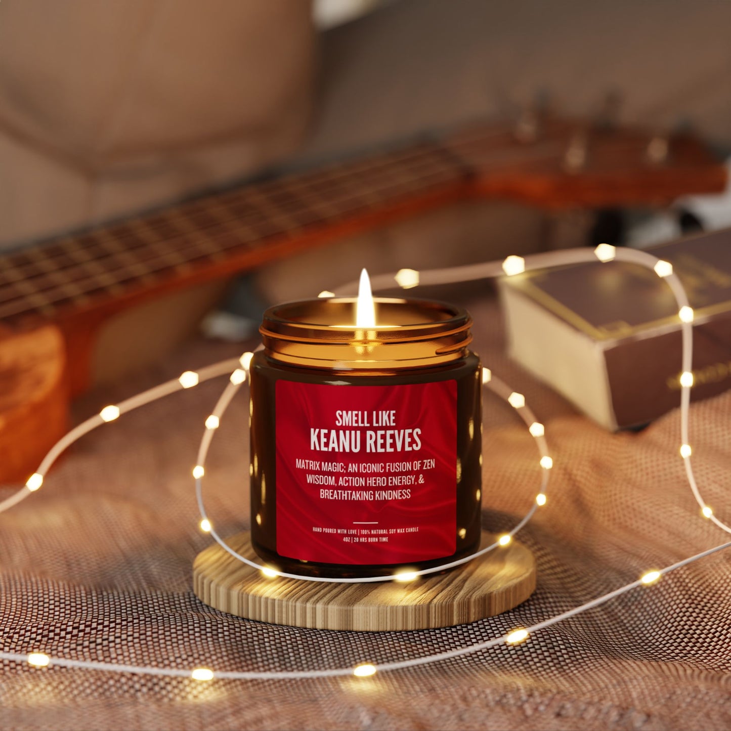 Keanu Reeves Scented Candle For Fans | Luxury Gift