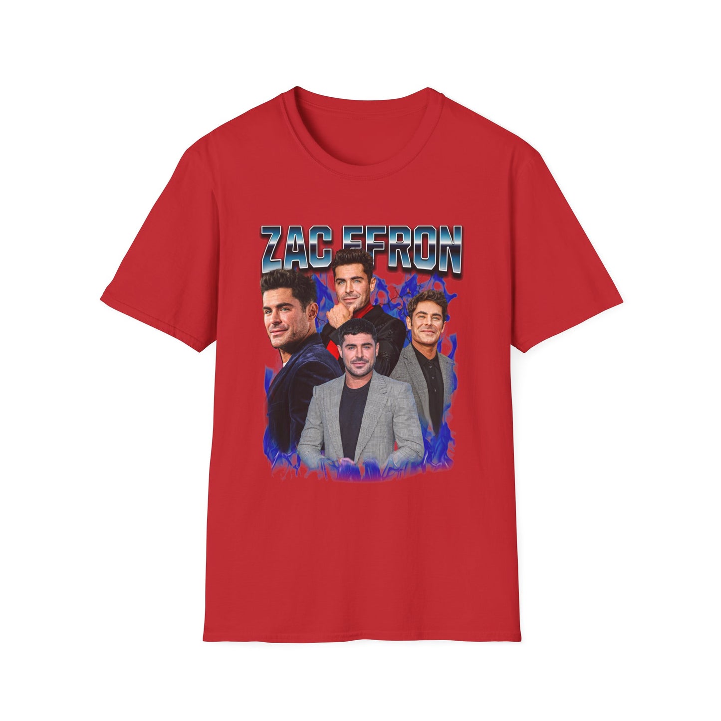 Zac Efron Unisex T-Shirt Fan Gift | Hollywood Star Character Art | Fan Gift